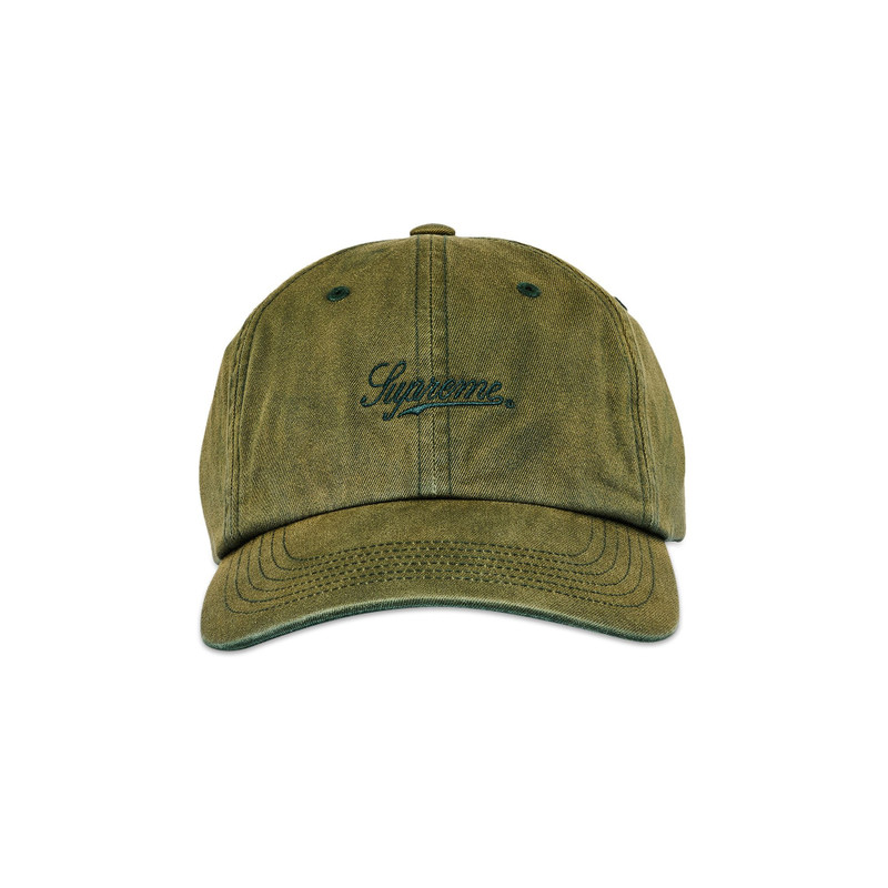 Supreme Bleached Chino 6-Panel 'Green' - 1