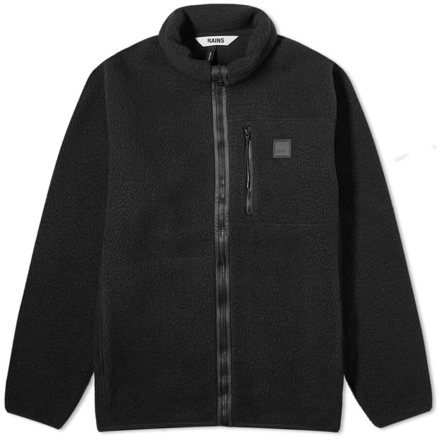 Rains Men's Black Yermo Fleece Jacket - 5