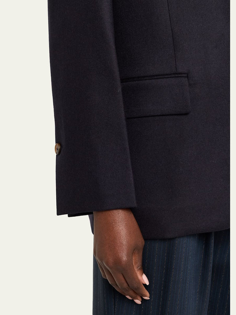 TWP Jillian Single-Breasted Wool-Cashmere Blazer outlook