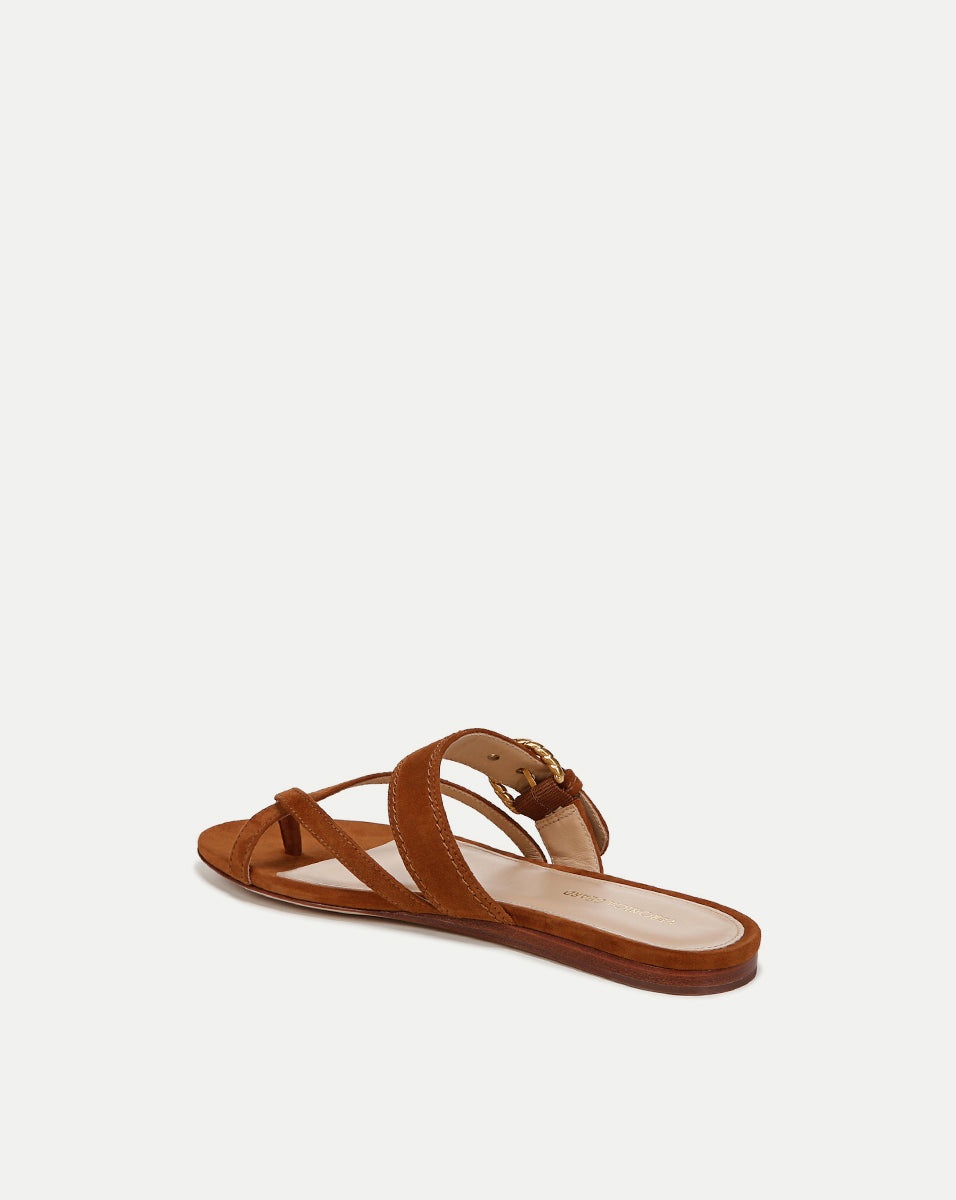 SALVA SUEDE CRISSCROSS SANDAL - 4