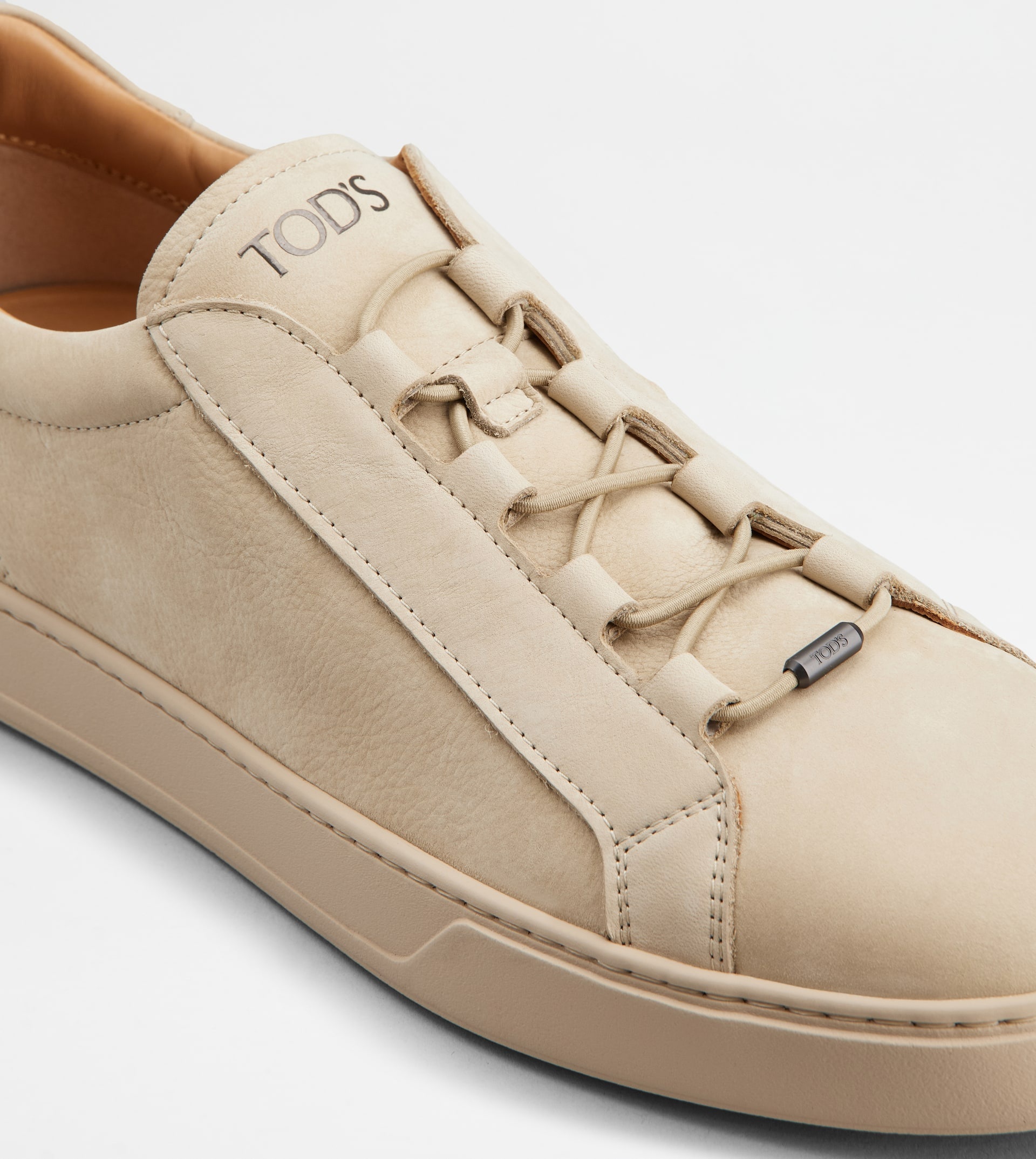 SNEAKERS IN NUBUCK - BEIGE - 5