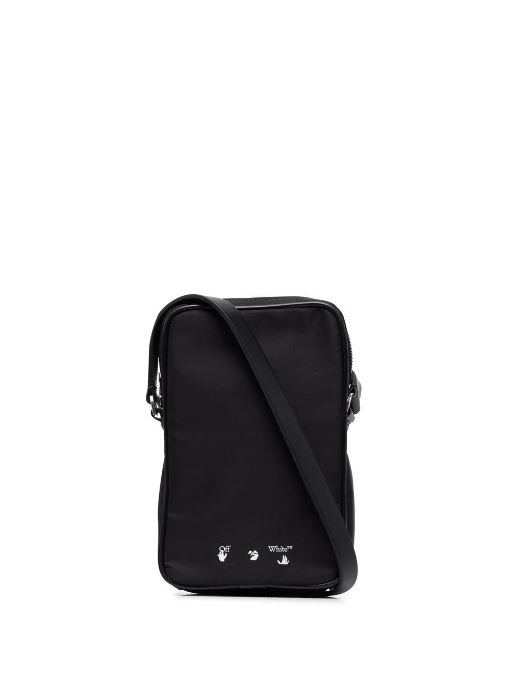 zip-around logo bag - 1