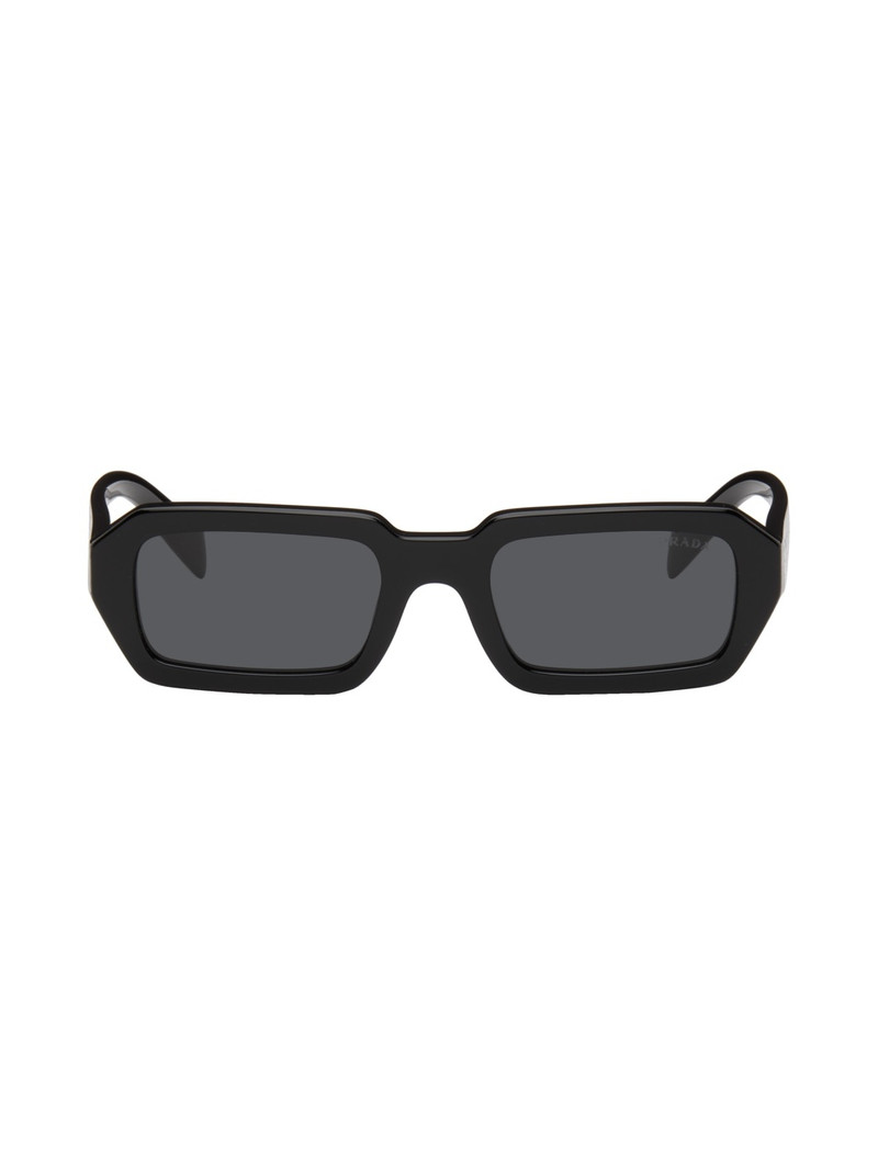 Black Rectangular Sunglasses - 1