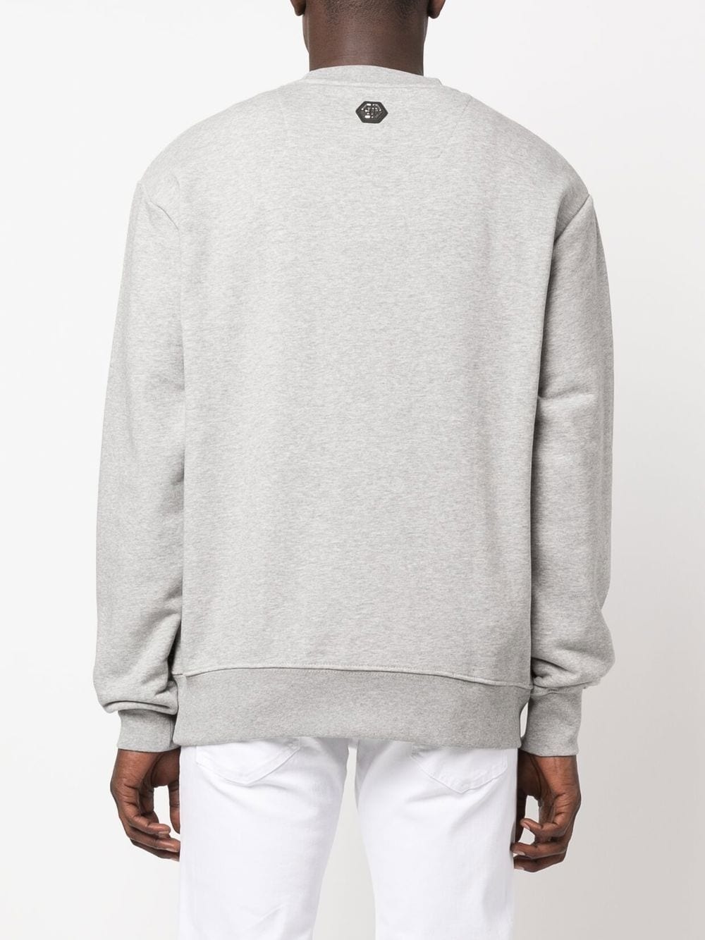 logo-print cotton sweatshirt - 5