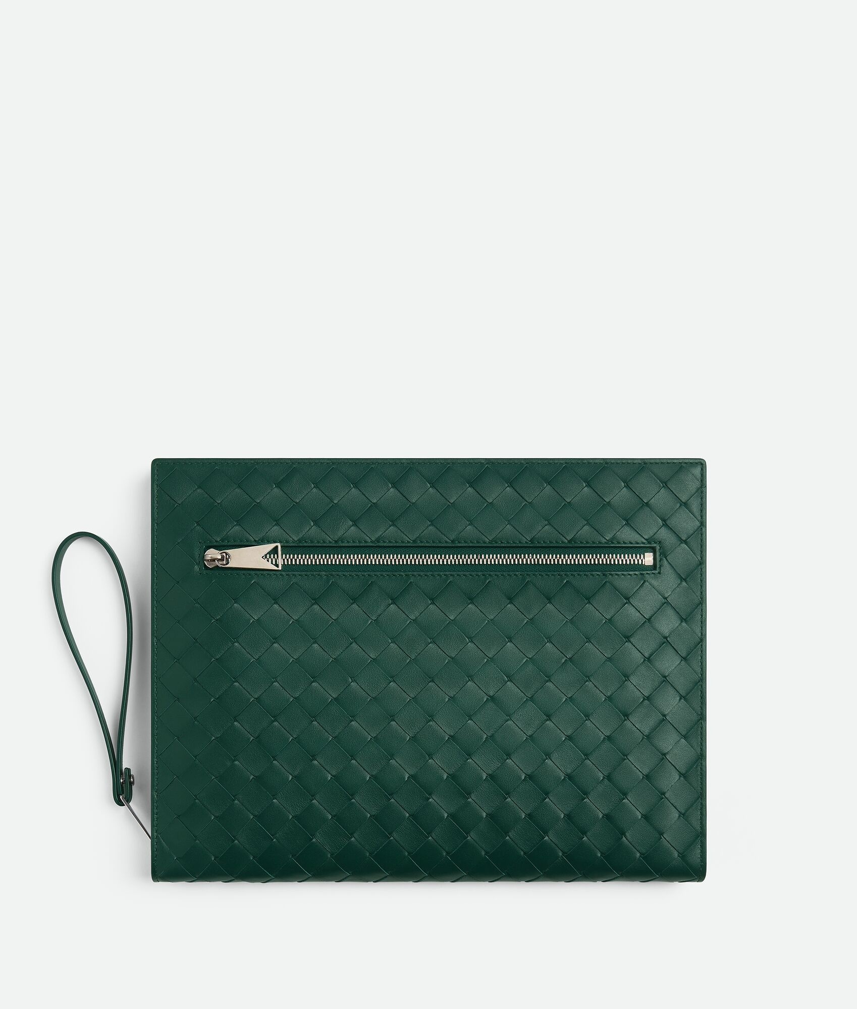 Medium Intrecciato Document Case With Wristlet - 1