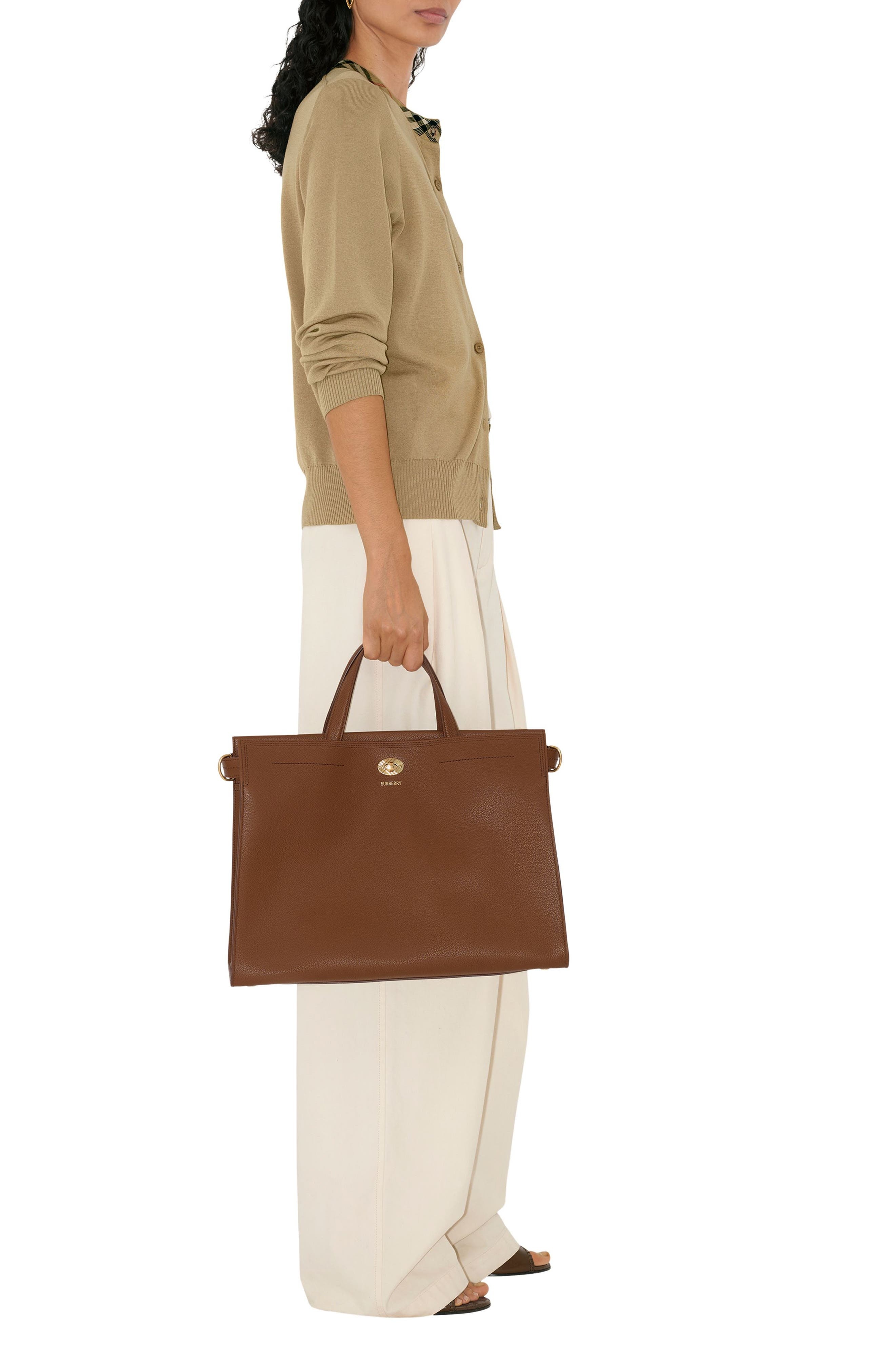burberry Medium Cotswolds Leather Tote in Hazel at Nordstrom - 2