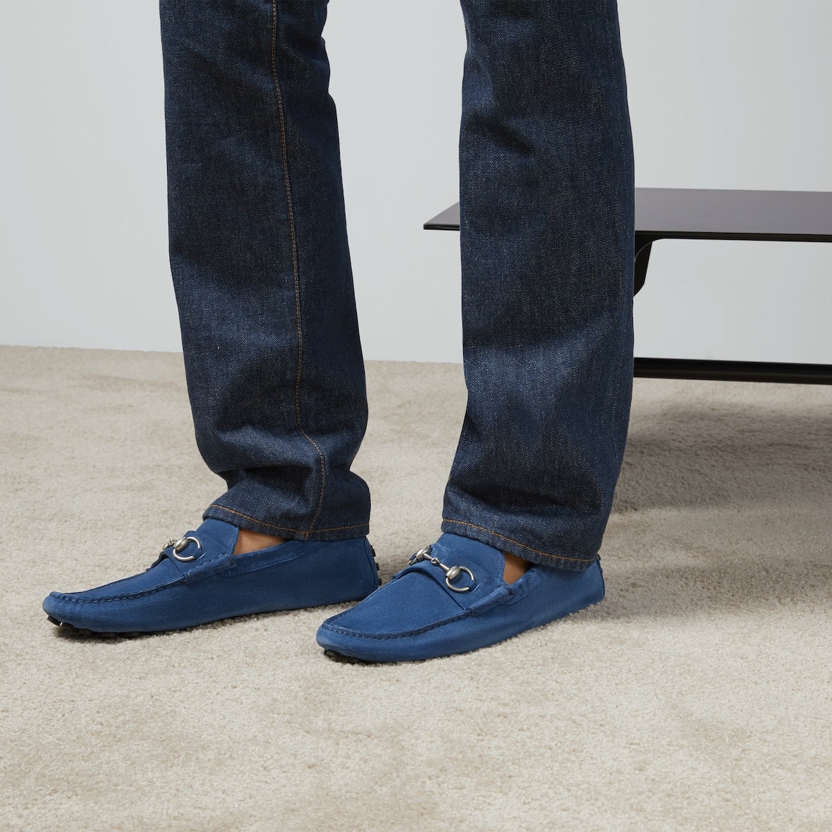 Gucci Horsebit Suede Drivers - 5