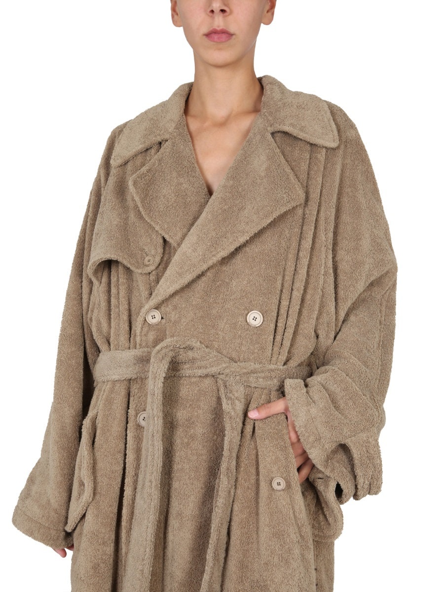 Balenciaga Women Towel Trench Coat - 3