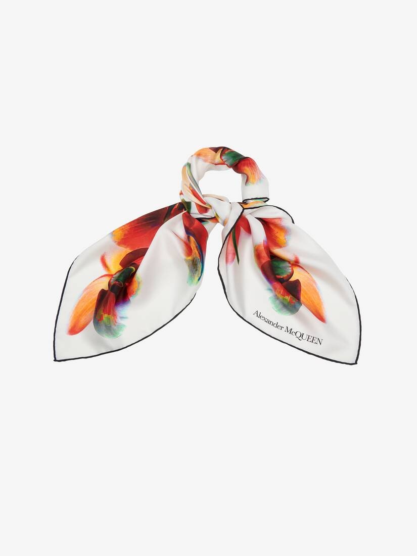 Women's Orchid Foulard in Ivory/red - 2