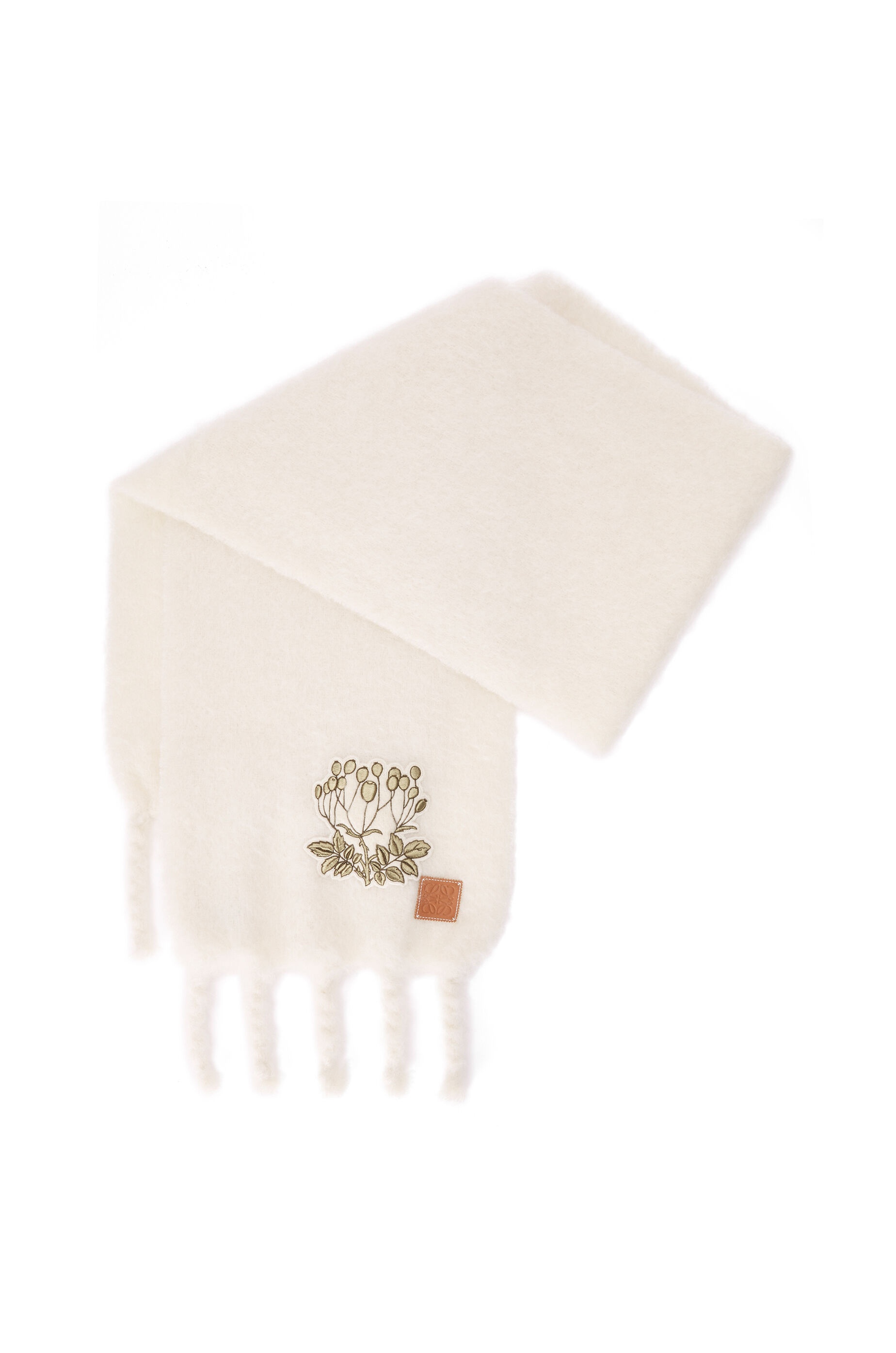Floral scarf in mohair - 3