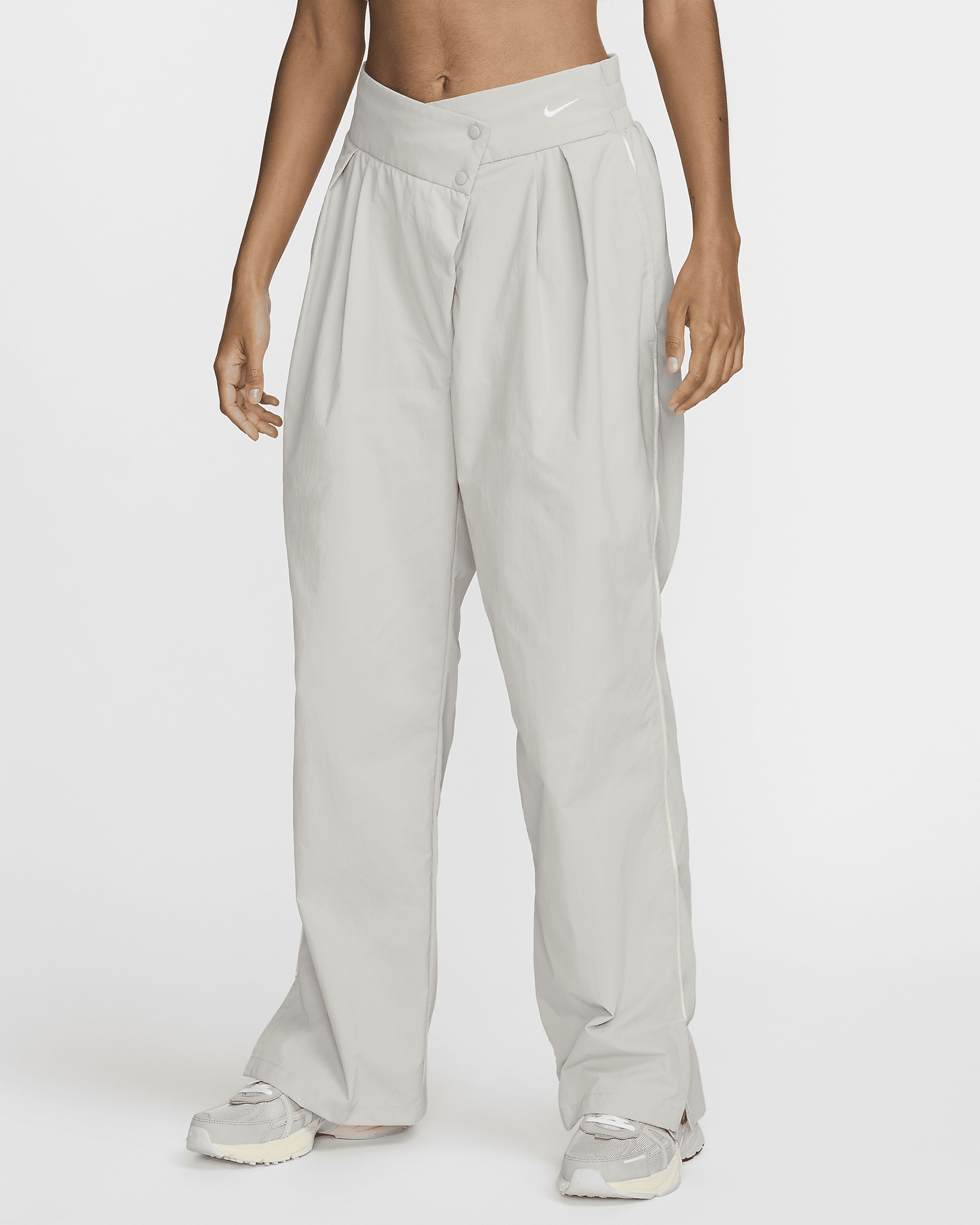 Nike Sportswear Collection Women's Mid-Rise Repel Asymmetrical-Waist Trousers - 1