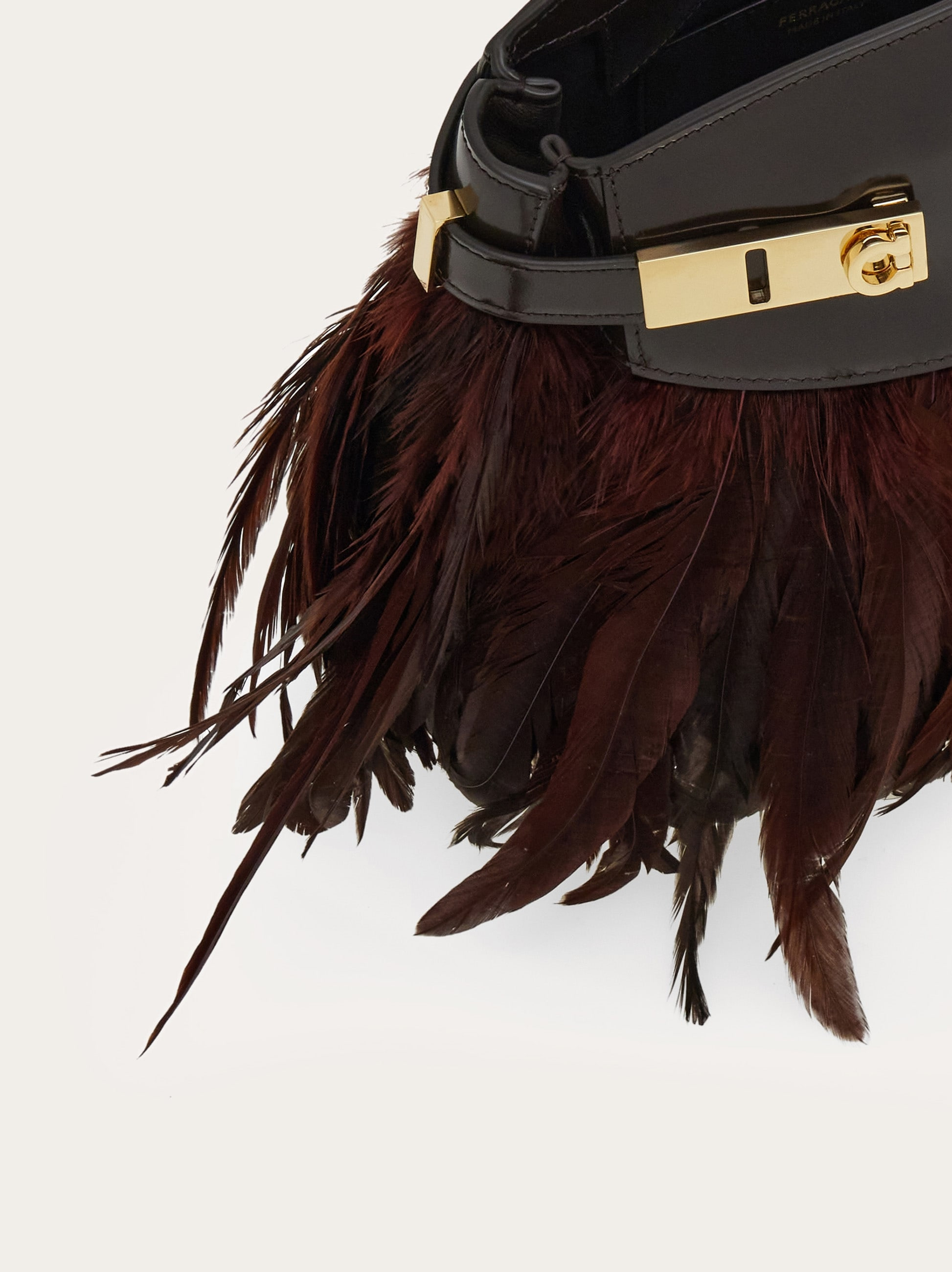 Hug soft crossbody bag with feathers (XS) - 8