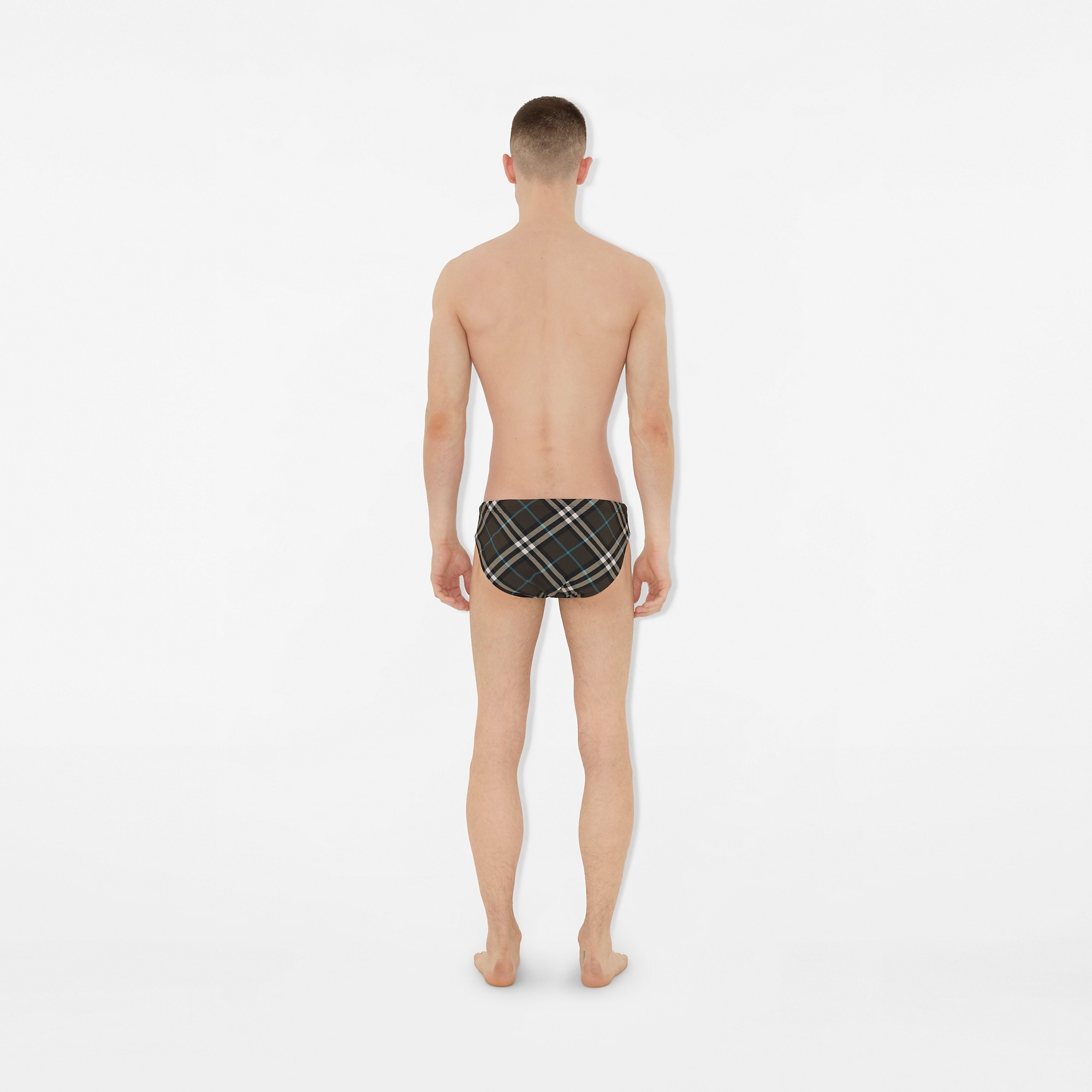 Check Swim Briefs - 4