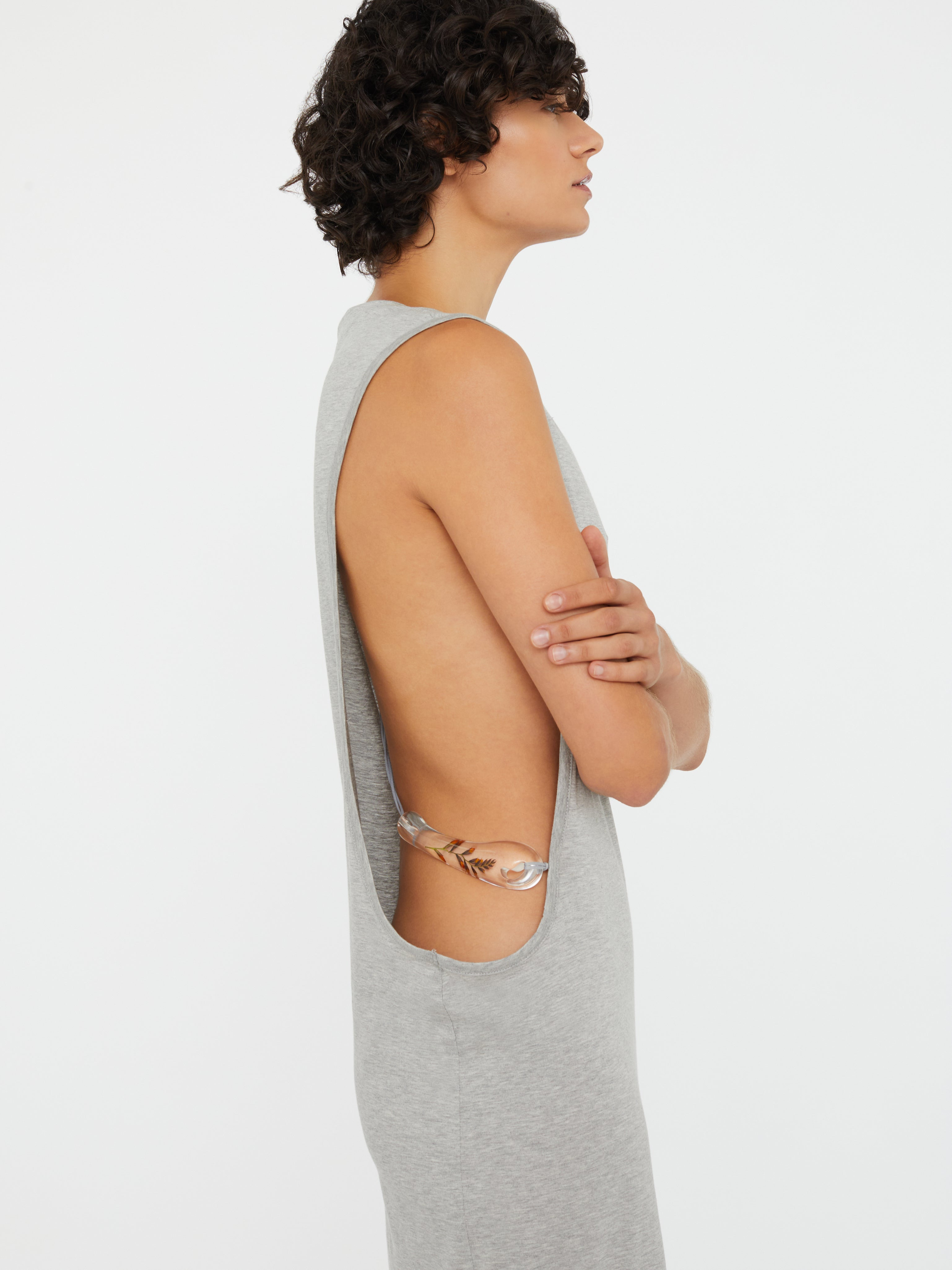 Anora Encased Nature Column Dress - 5