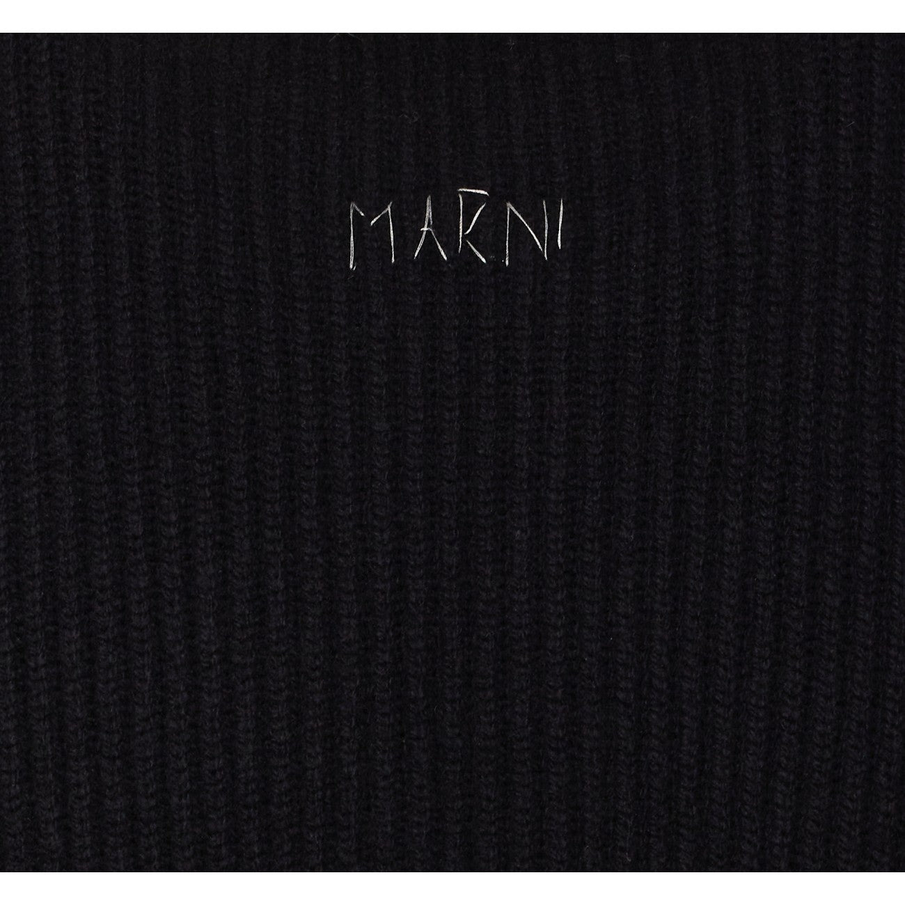 Marni Women Wool Cardigan With Shearling Patches And Marni Mending Logo - 2