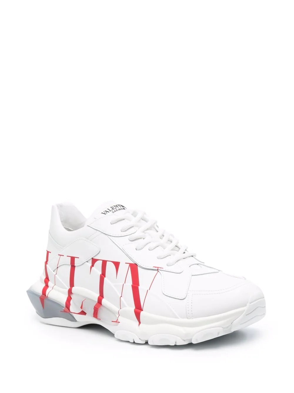 VLTN-print low-top sneakers - 2