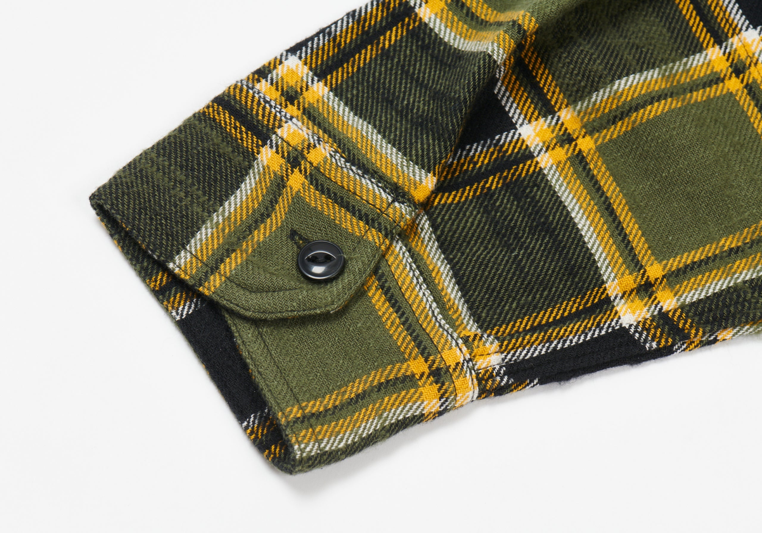 PALACE ENGINEERED GARMENTS PANEL CHECK WORK SHIRT OLIVE - 6