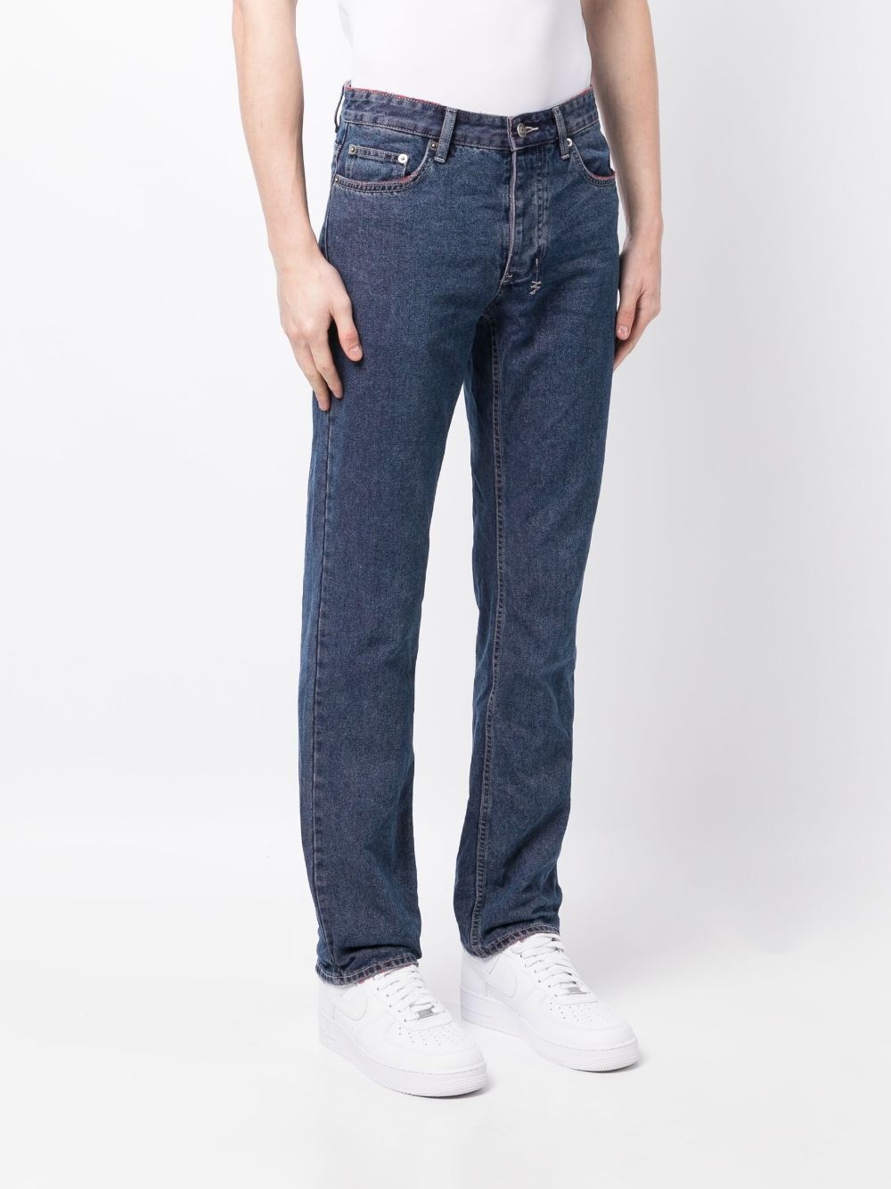 Hazlow mid-rise cotton straight-leg jeans - 3