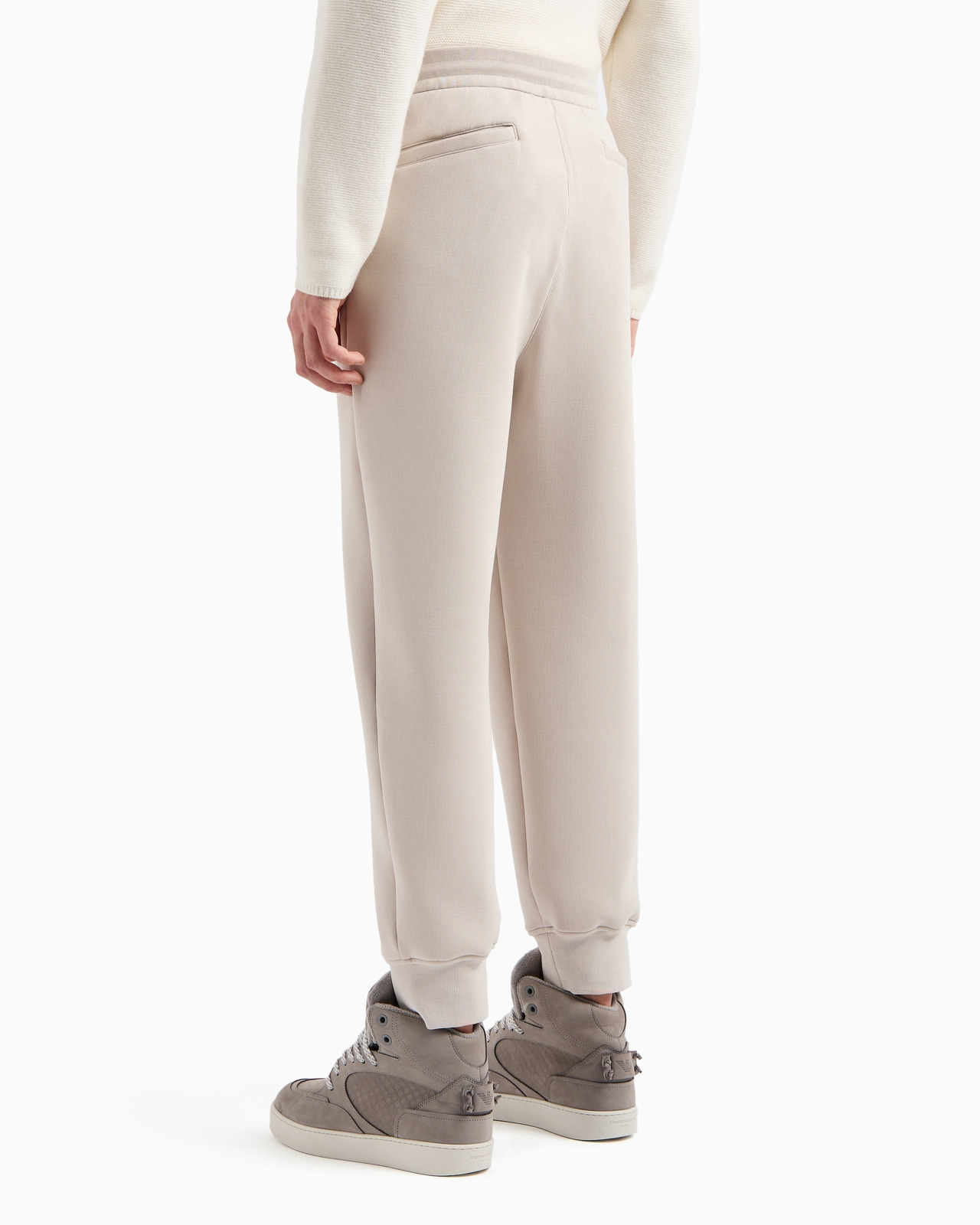 Lyocell-blend jersey joggers - 3