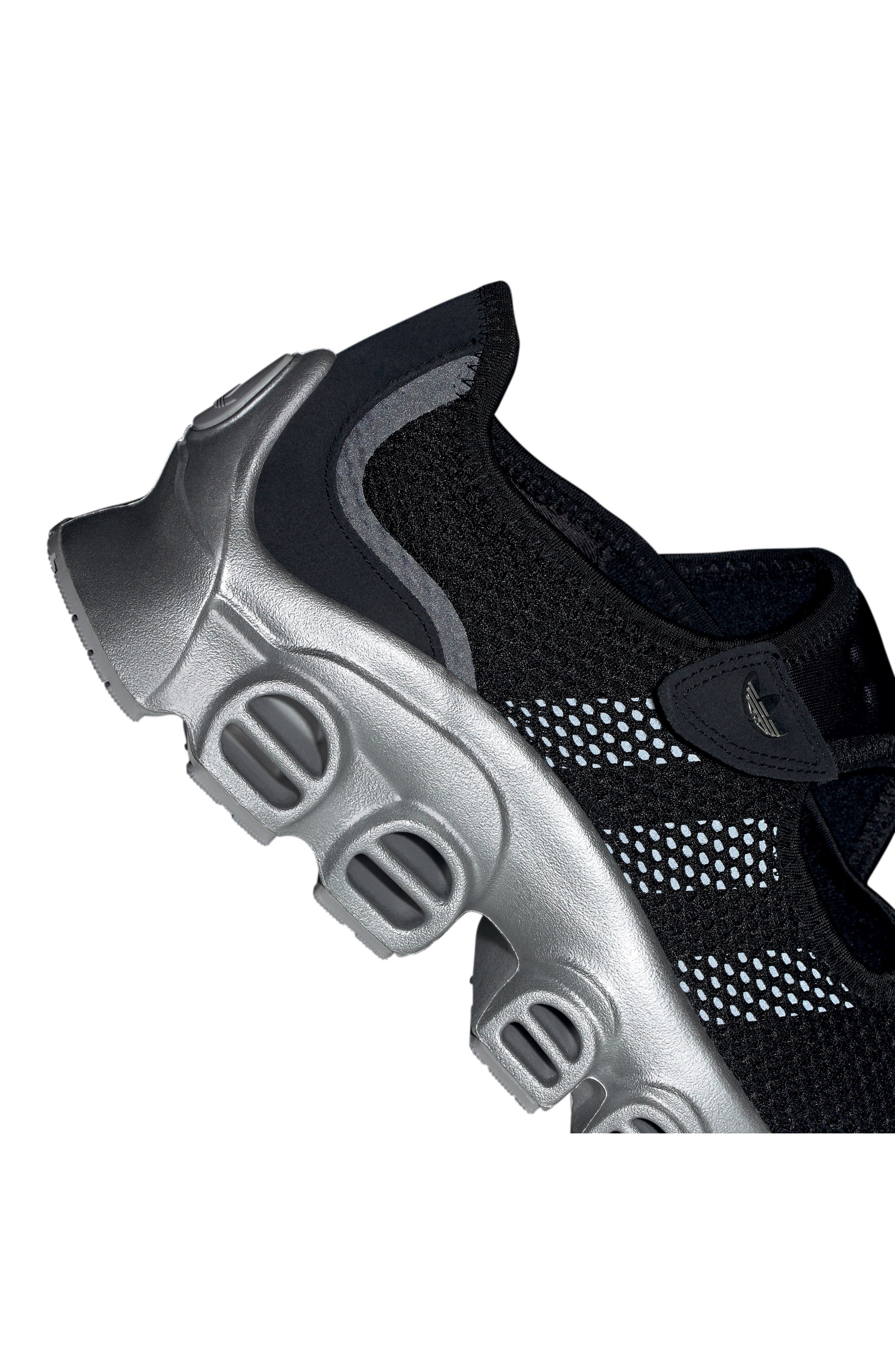 adidas Adifom Megane Sneaker in Black/Iron Met/Silver Met at Nordstrom - 9