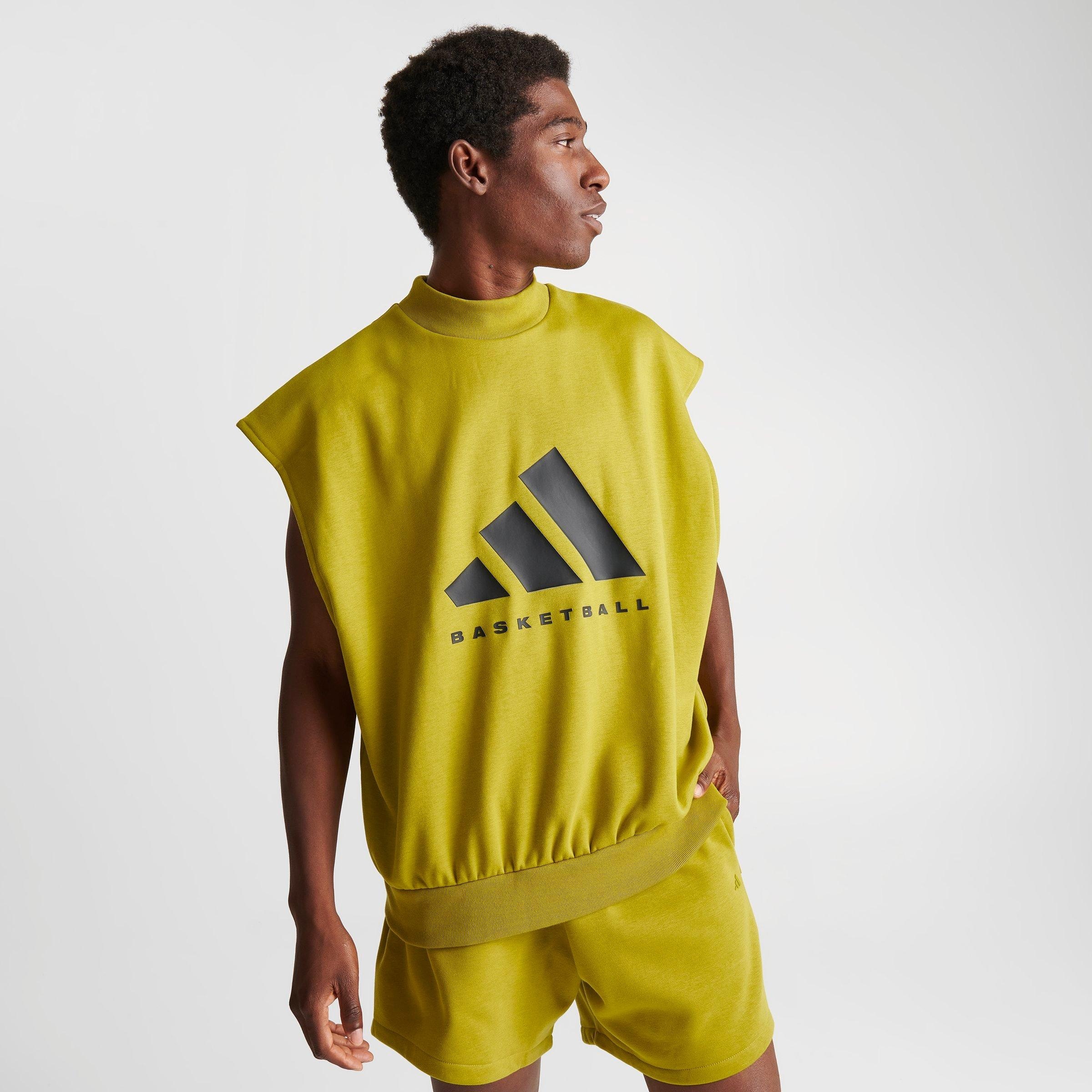 ADIDAS BASKETBALL ONE SLEEVELESS SWEATSHIRT - 3