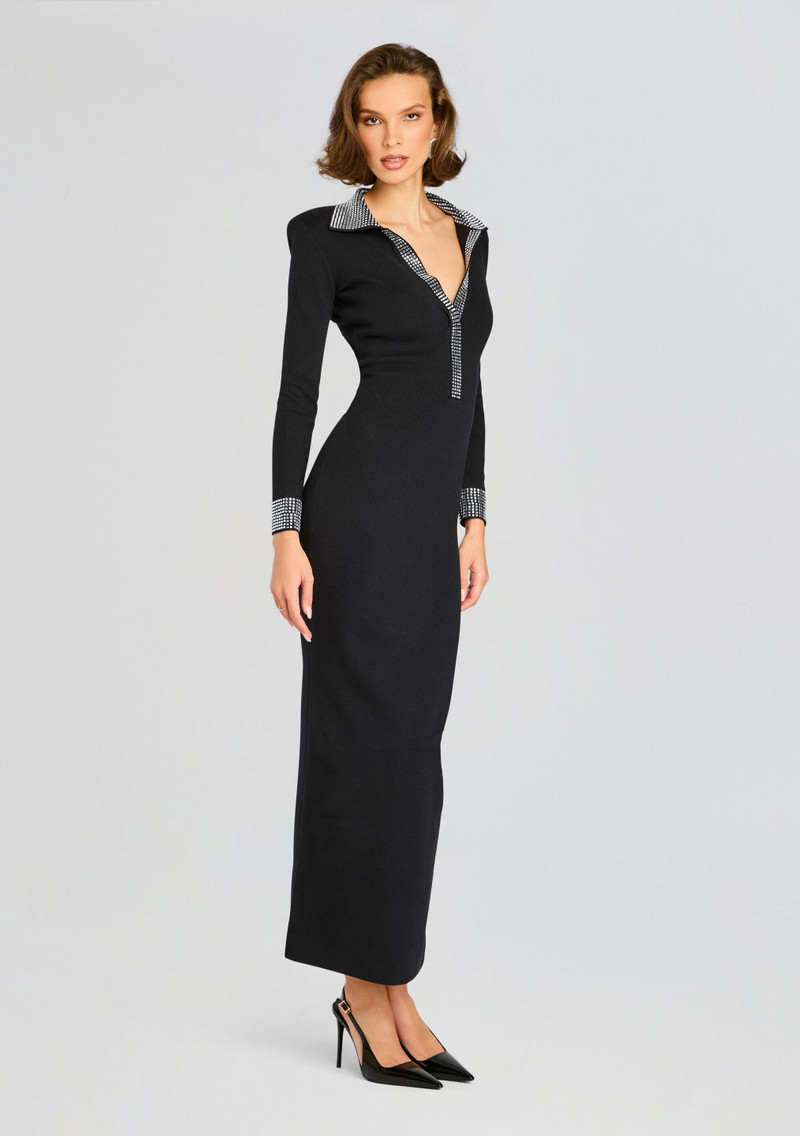 SHAREEN EMBELLISHED KNIT DRESS 3