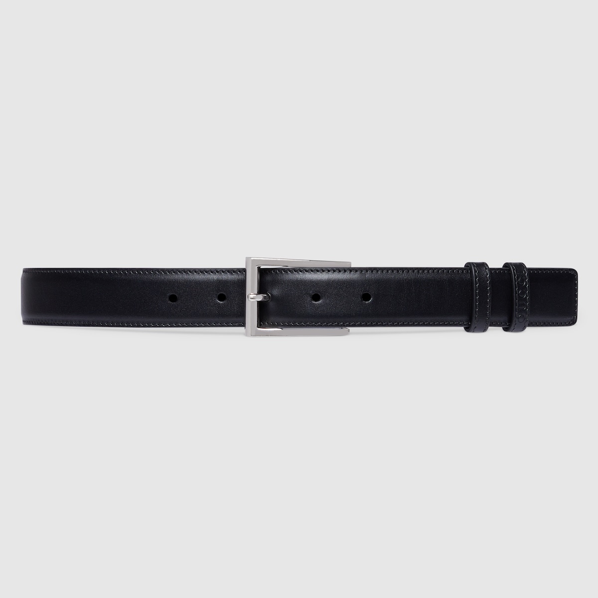 Reversible belt with rectangular buckle - 3
