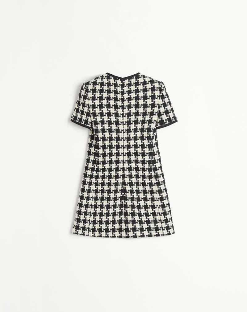 Valentino DAMIER LIGHT TWEED SHORT DRESS outlook