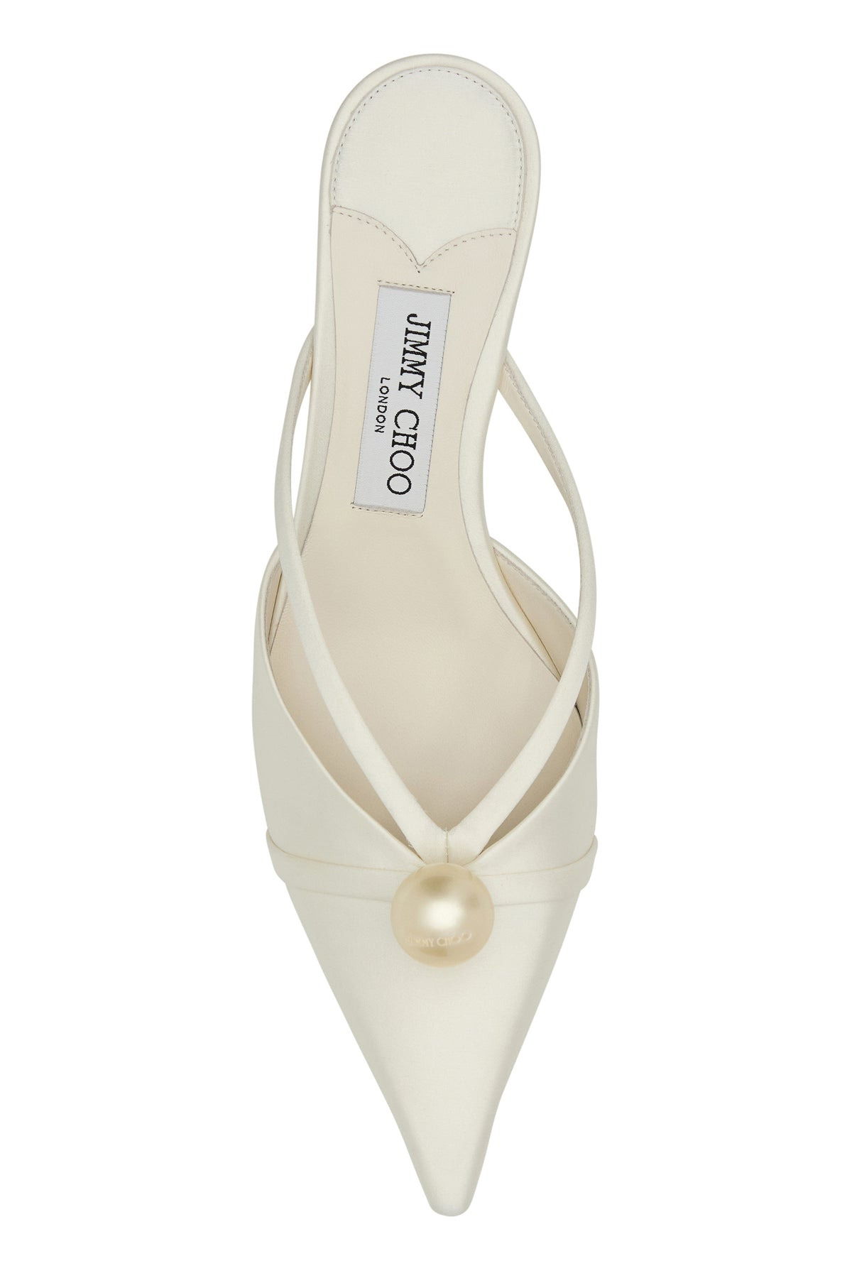 White satin Sana mules - 4