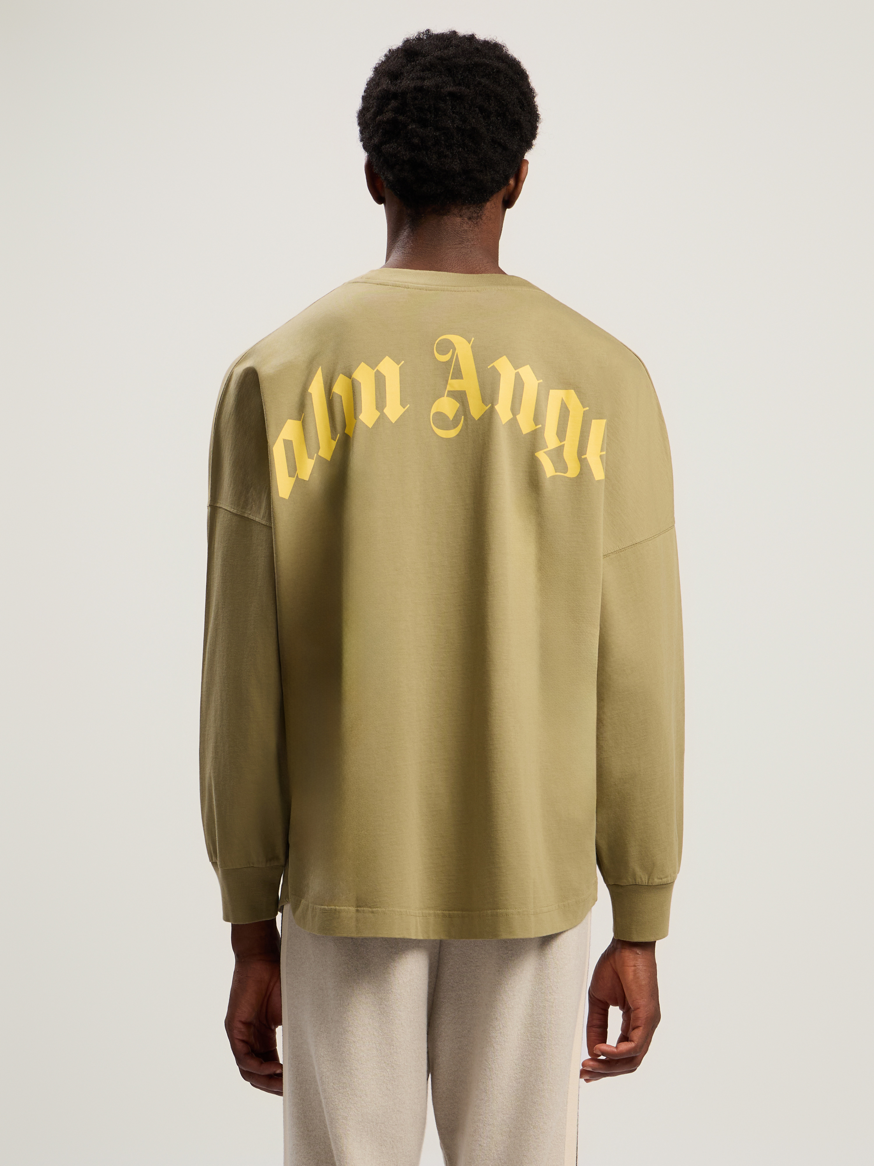Curved Logo Long Sleeve T-Shirt - 5