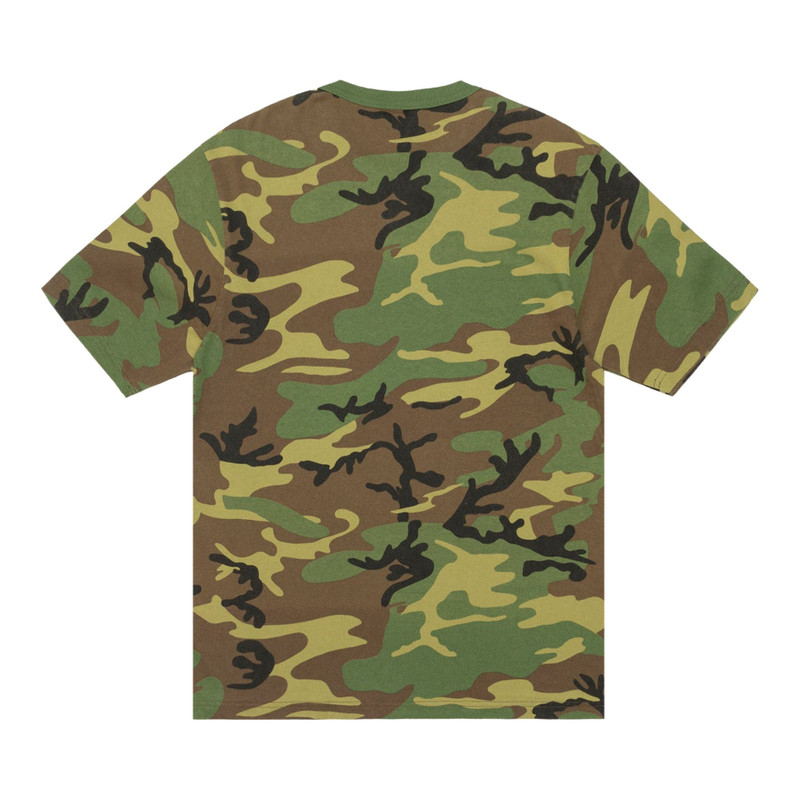 Stüssy Stussy Stock Camo Tee 'Camo/White' outlook