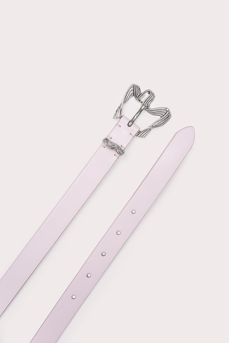BY FAR Ribbon Petal Semi Patent Leather outlook