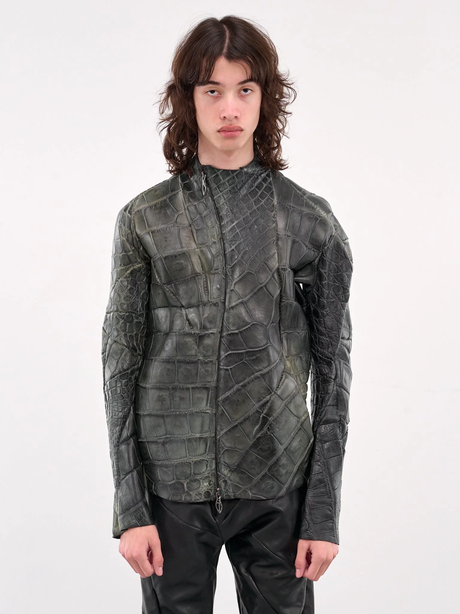 Distortion Alligator Aviator Jacket - 1