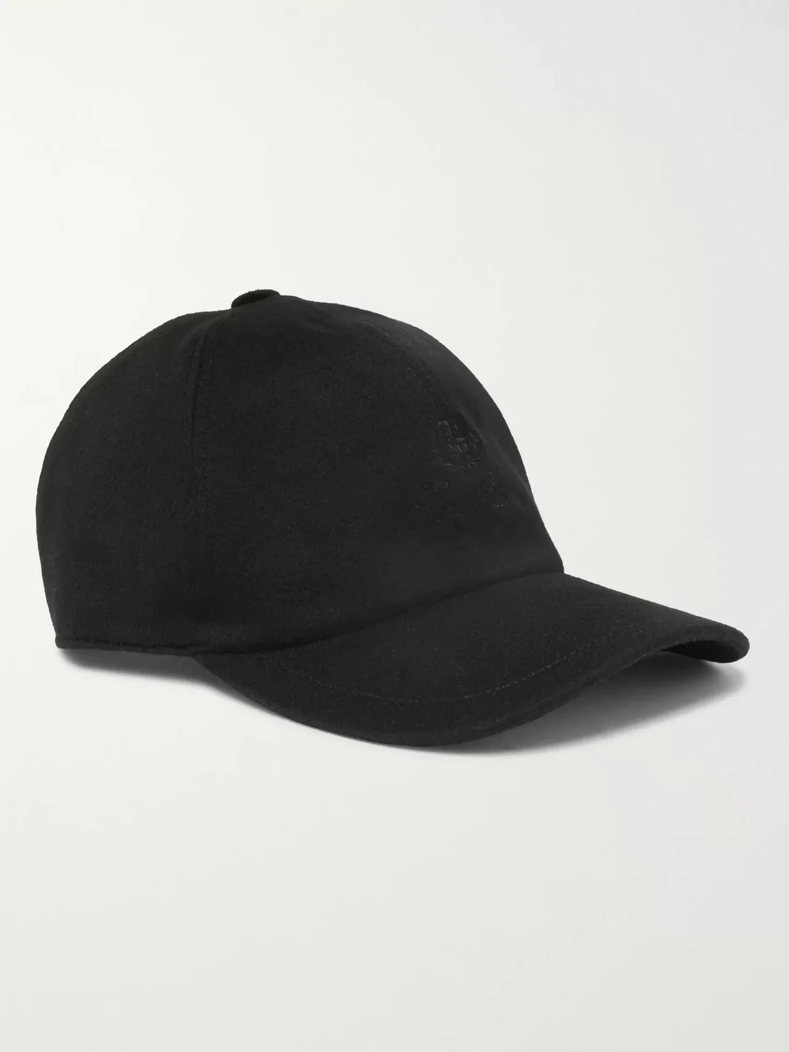 Logo-Embroidered Storm System Cashmere Baseball Cap - 1