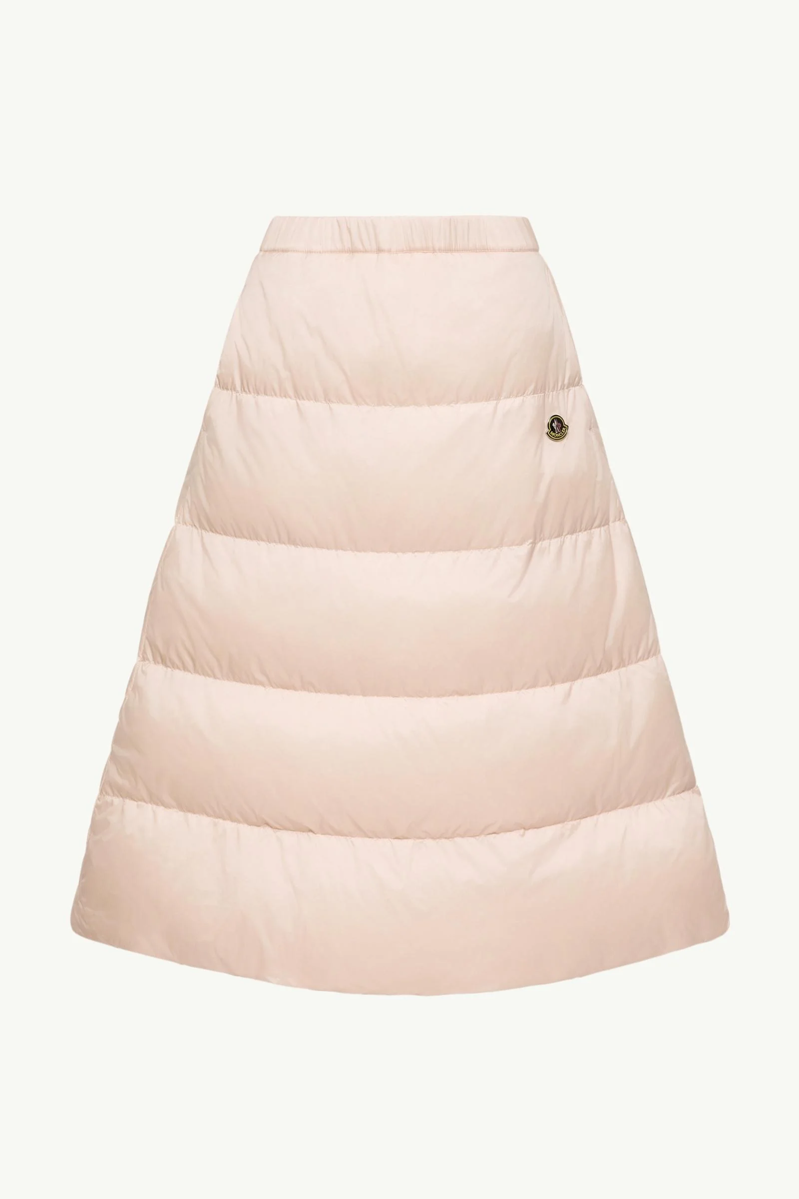 Reversible Wool Twill Padded Midi Skirt - 1