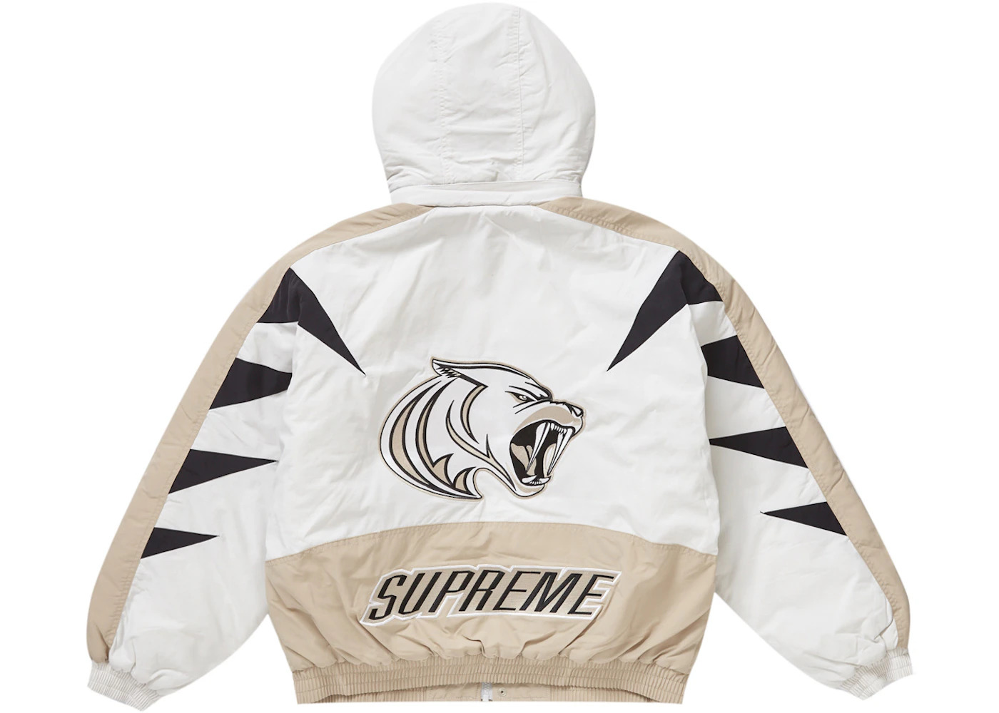 Supreme Wildcat Sideline Puffer Jacket Grey - 5