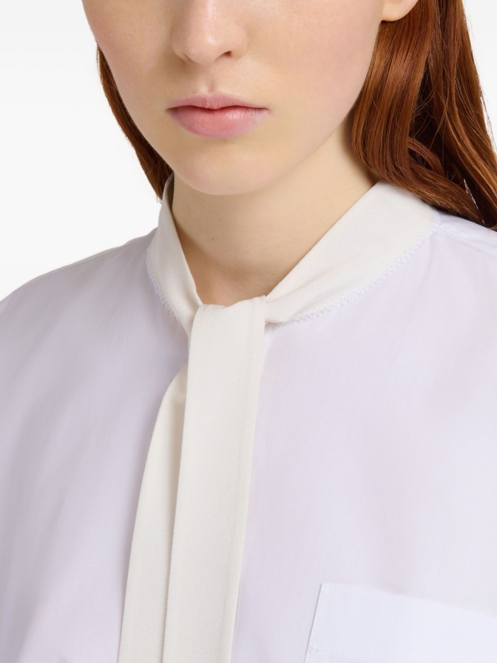 bow-detail shirt - 5