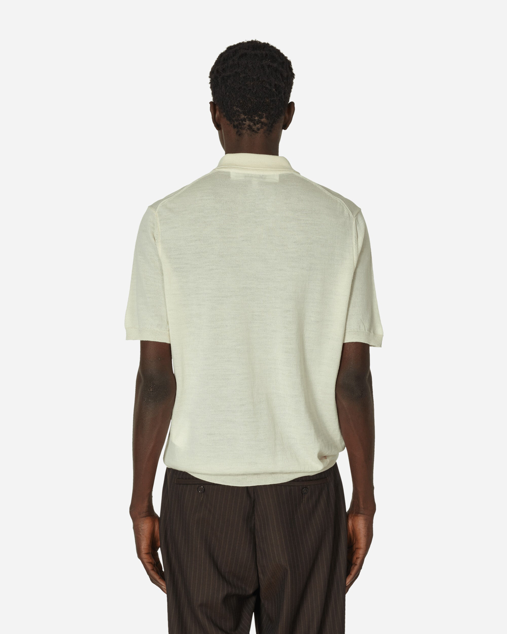 Red Heart Polo Sweater Off White - 3