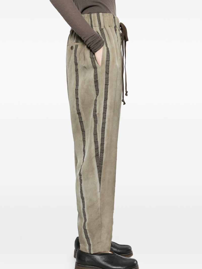 striped tapered trousers 5