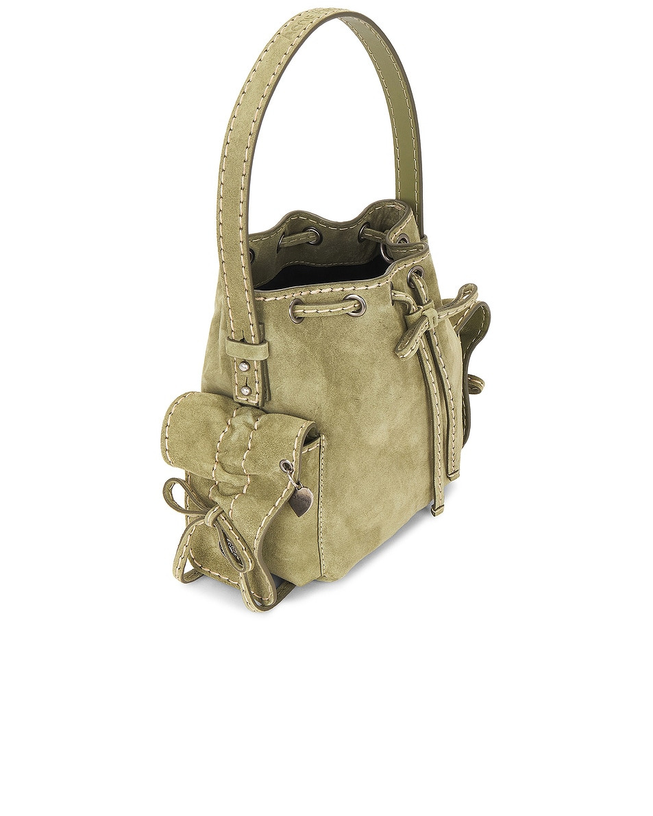 Multipocket Mini Bucket Bag - 5
