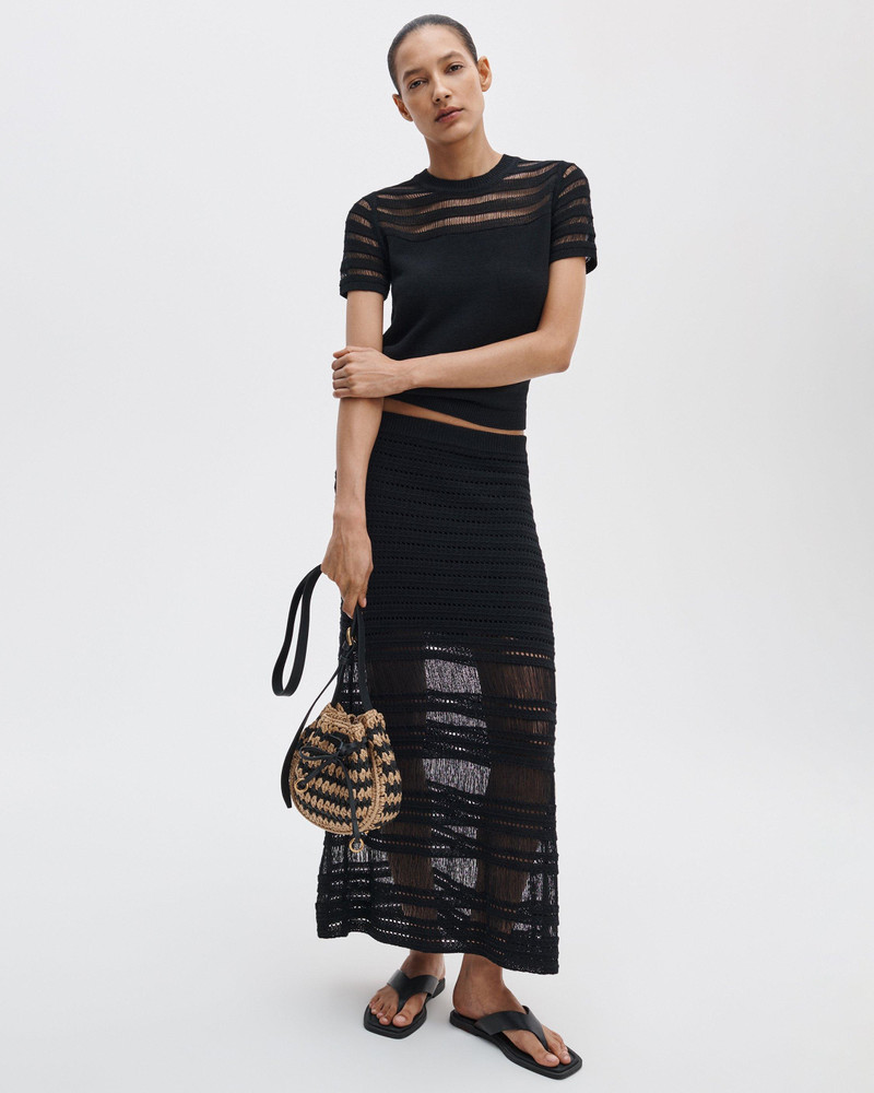 rag & bone Britt Short-Sleeve Sweater outlook
