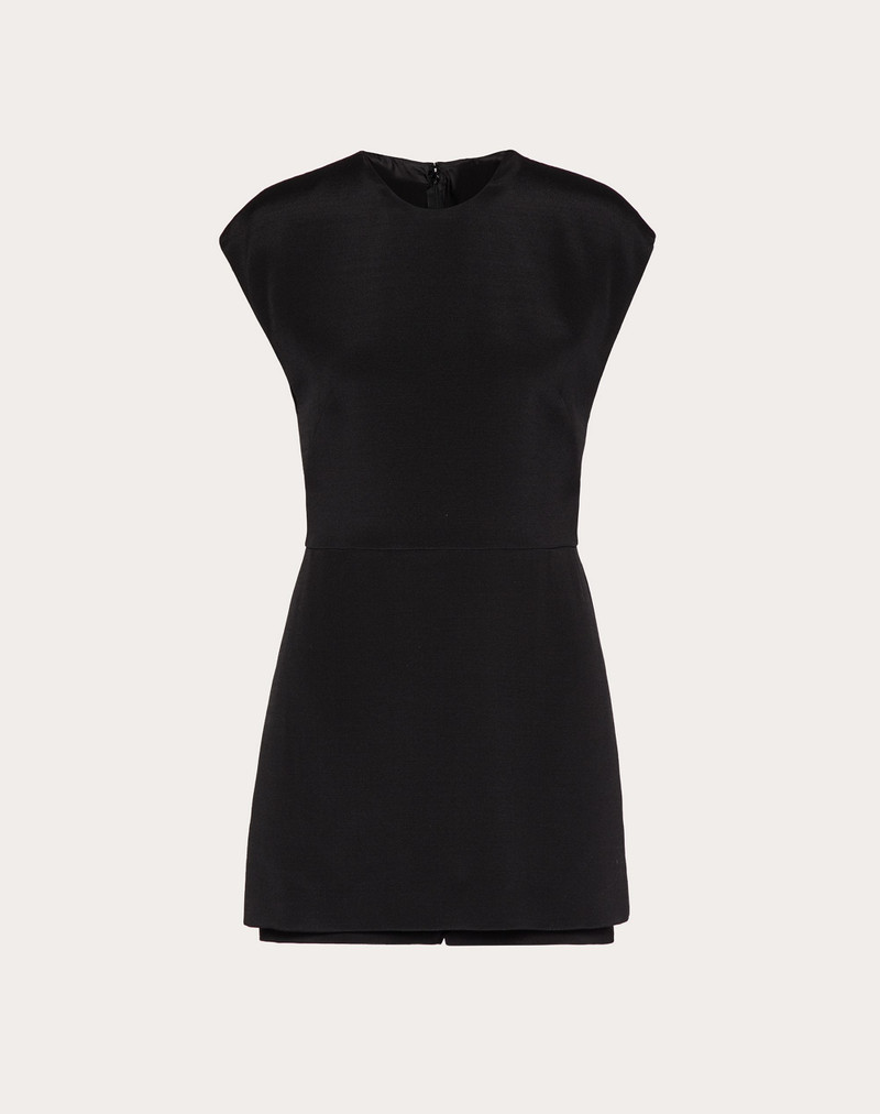 SHORT JUMPSUIT IN STRETCH CREPE COUTURE 1