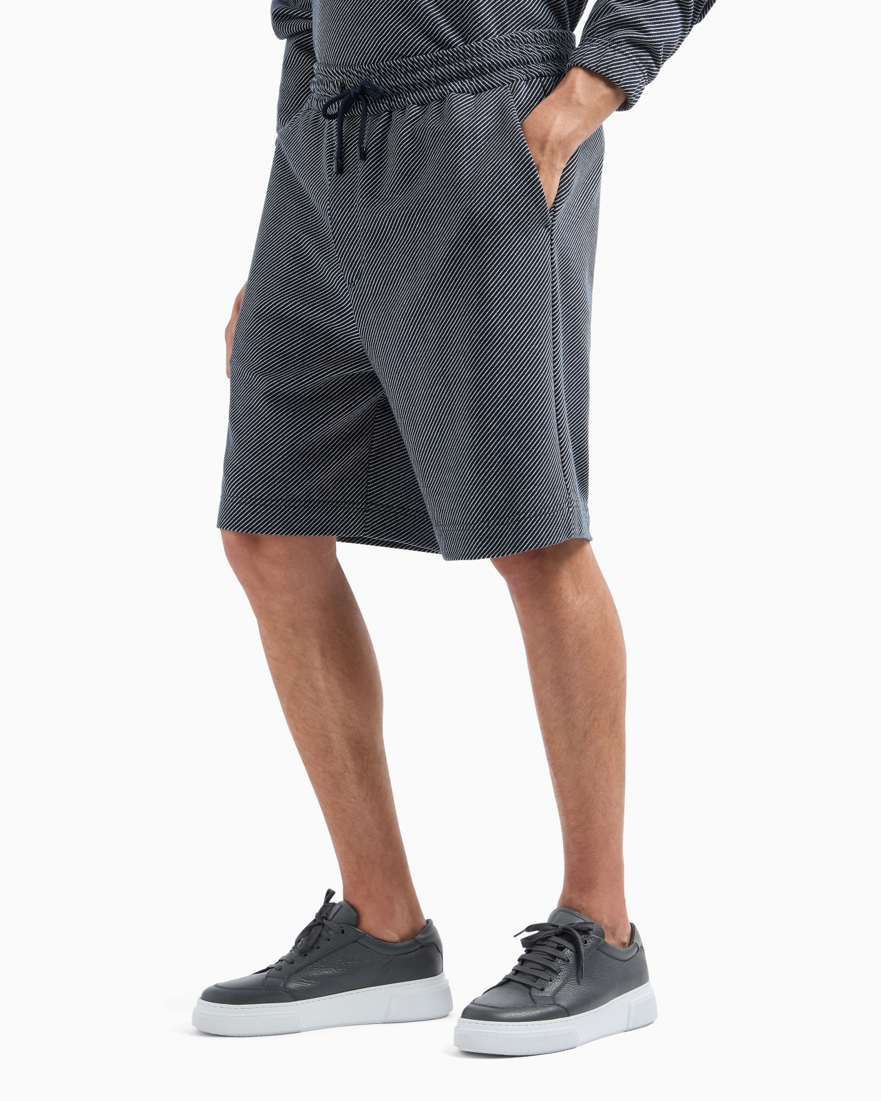 DENIM COLLECTION COTTON BERMUDA SHORTS - 4