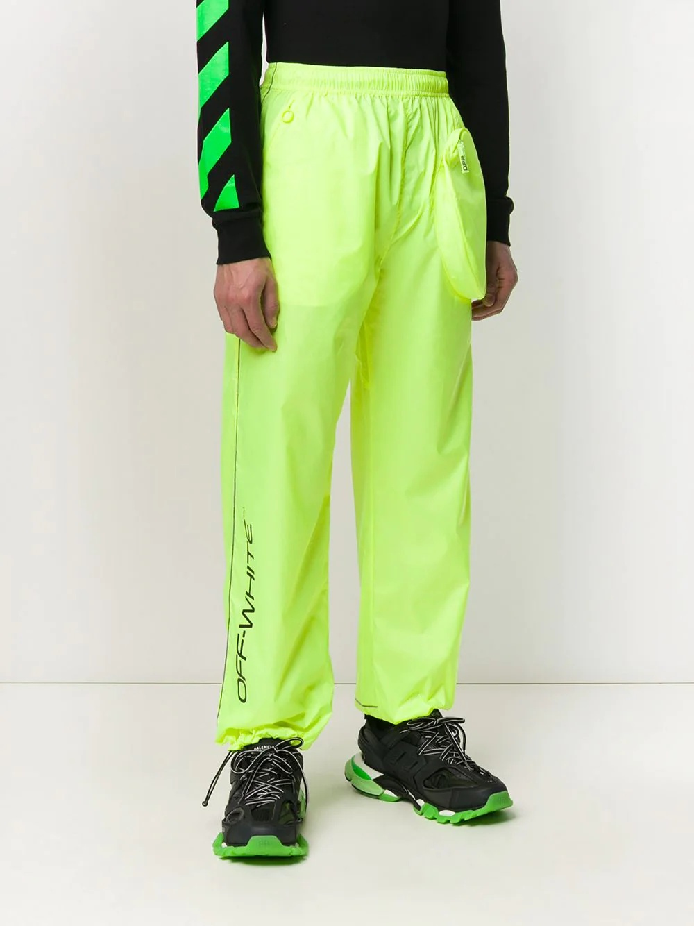 logo printed track pants - 3