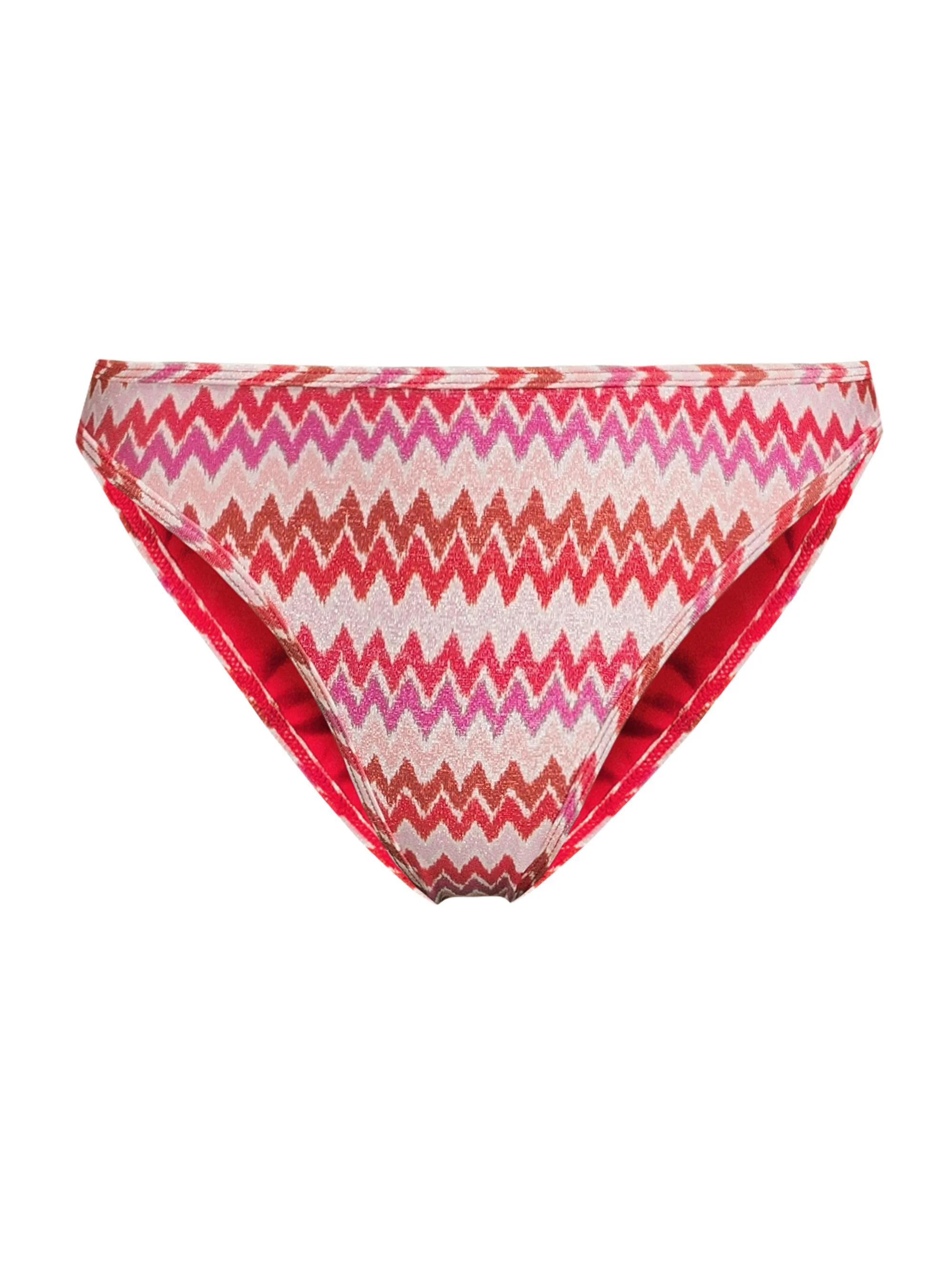 Women's Isla Chevron Bikini Bottom - Flame Chevron - 1