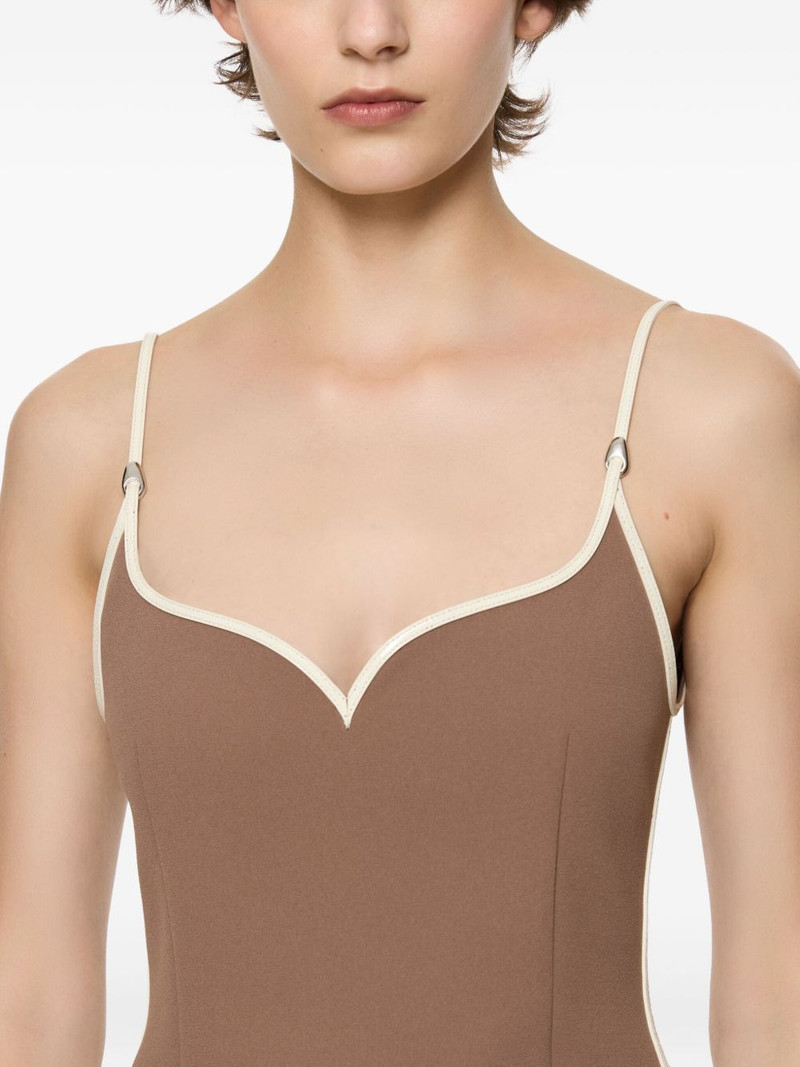 Paris Georgia Heart trim-detail top outlook