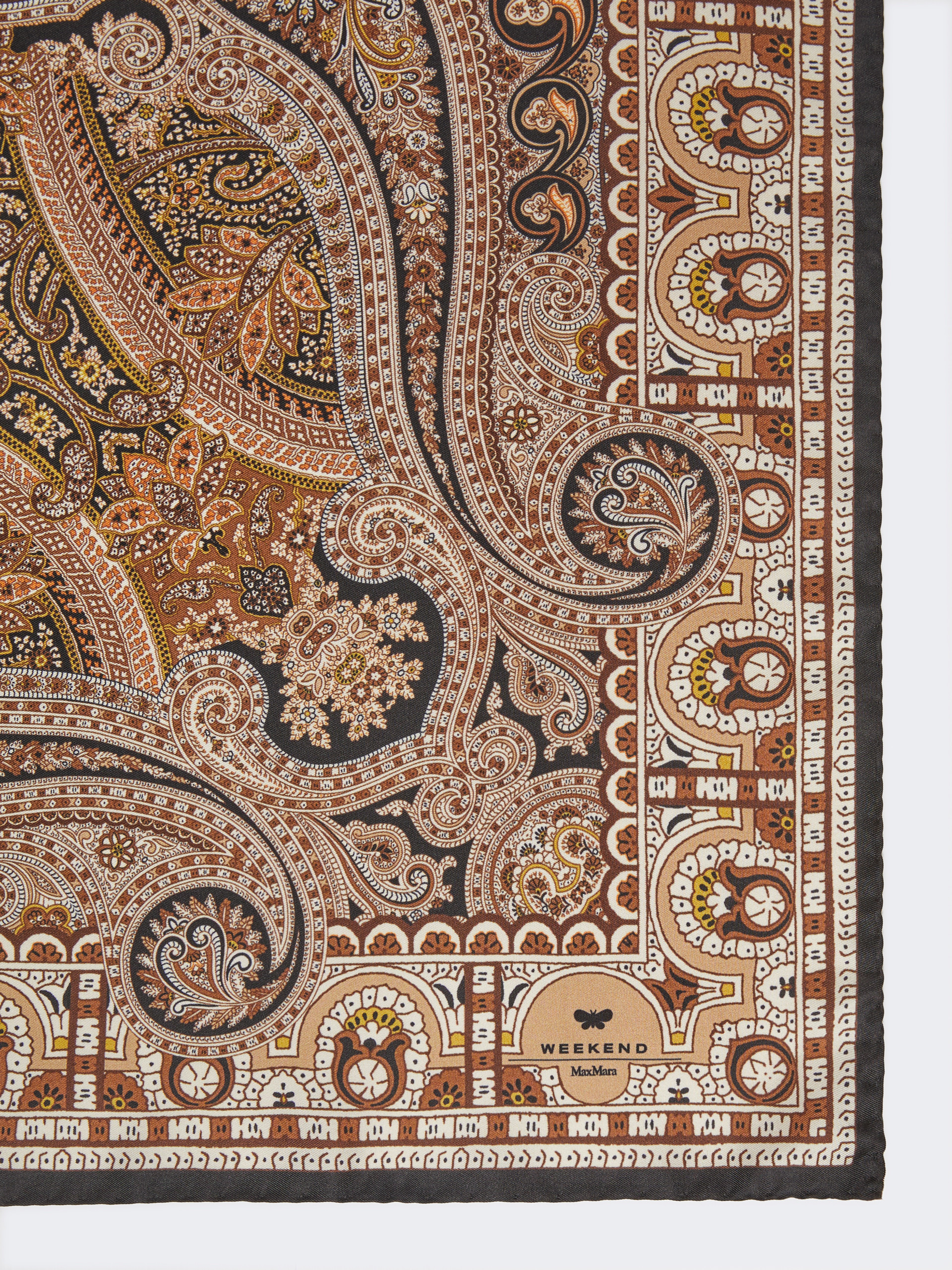 ONESTONEW Printed silk twill scarf - 2