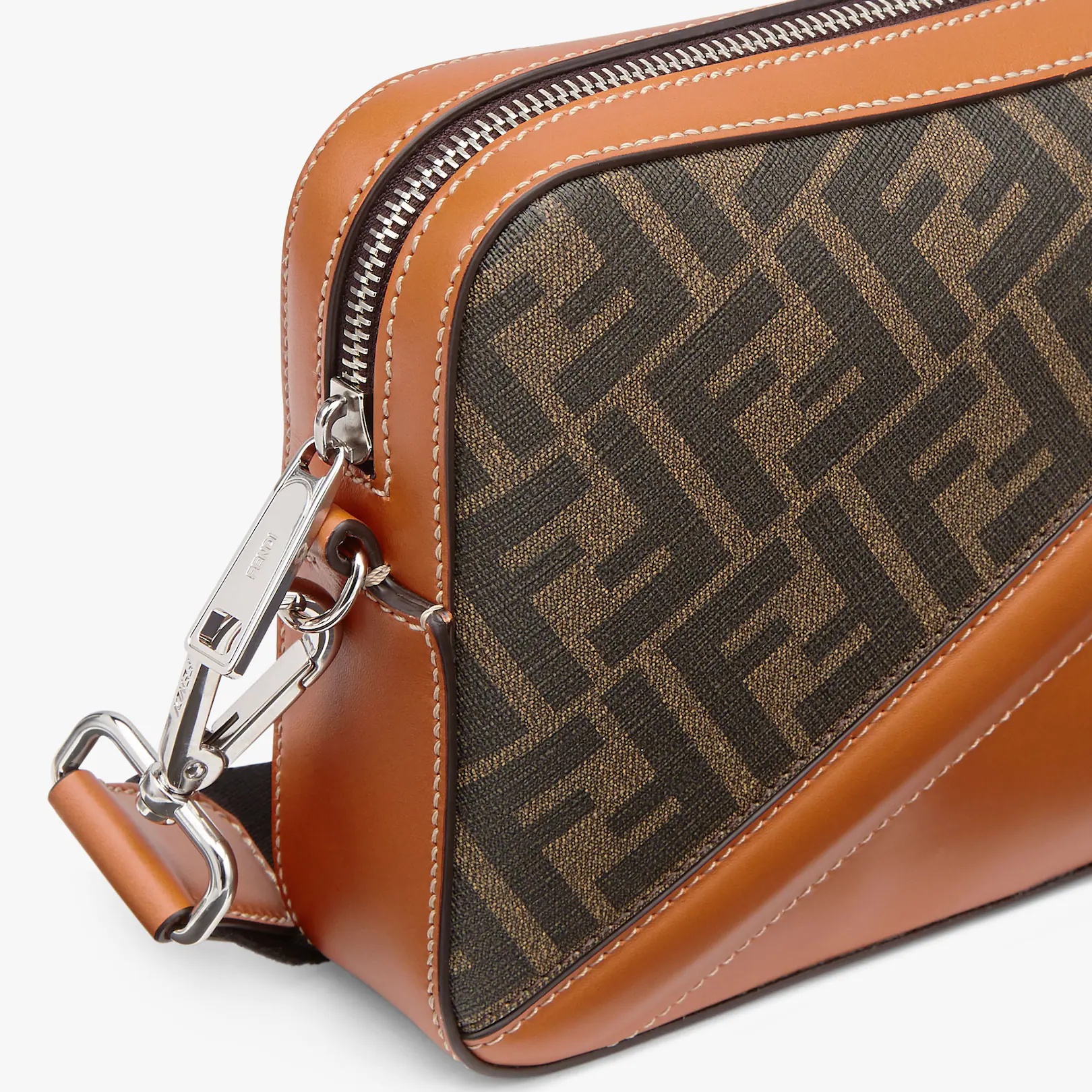 Brown fabric bag - 5