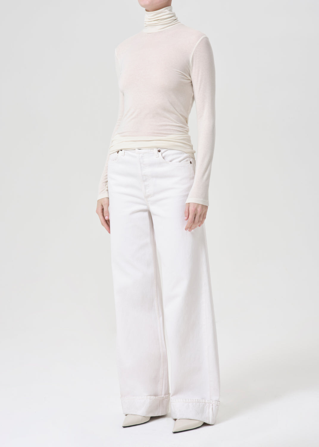 PASCALE TURTLENECK IN OAT MILK - 5