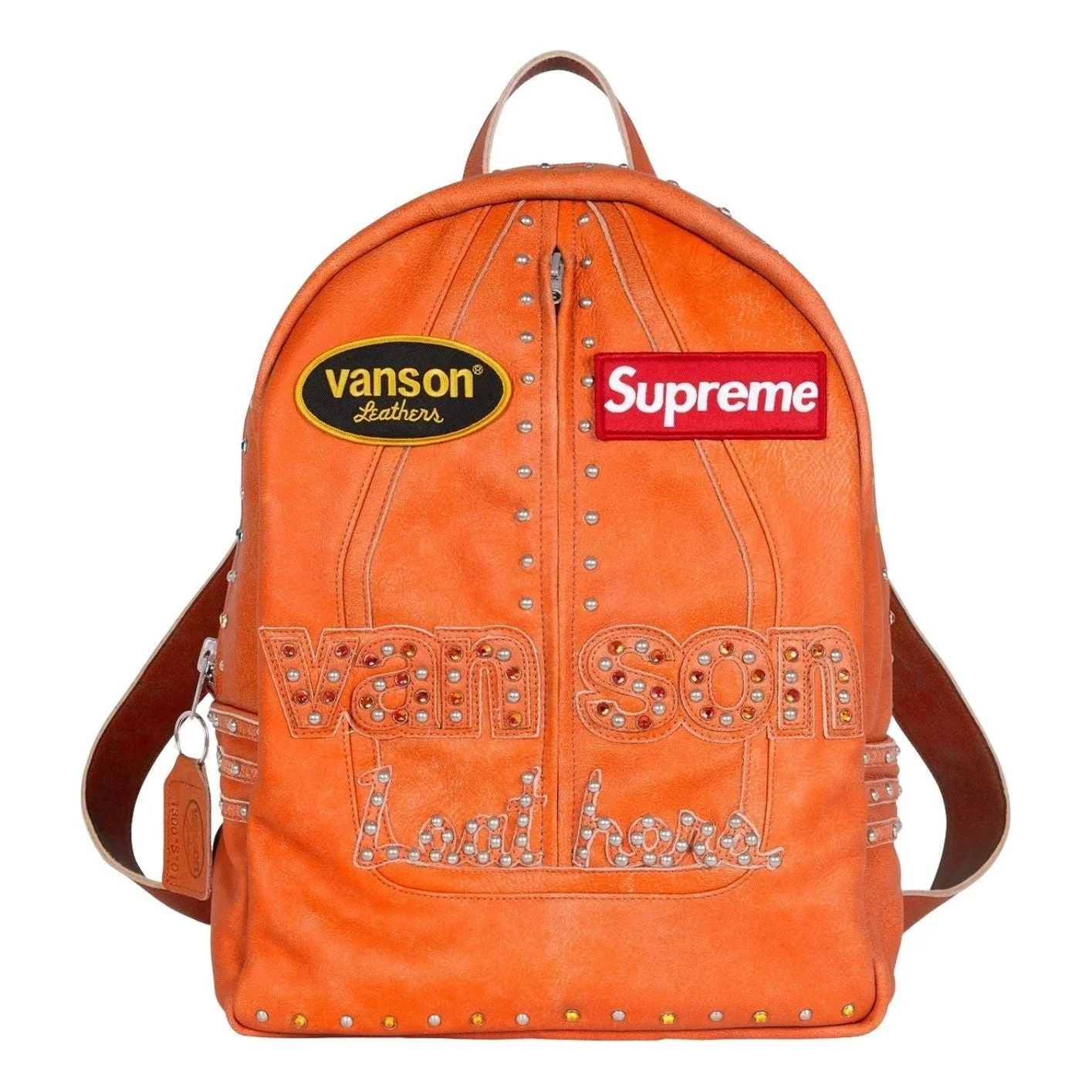 Supreme FW25 x Vanson Leathers x B.B. Simon Backpack 'Orange' FW25B26-ORANGE - 1